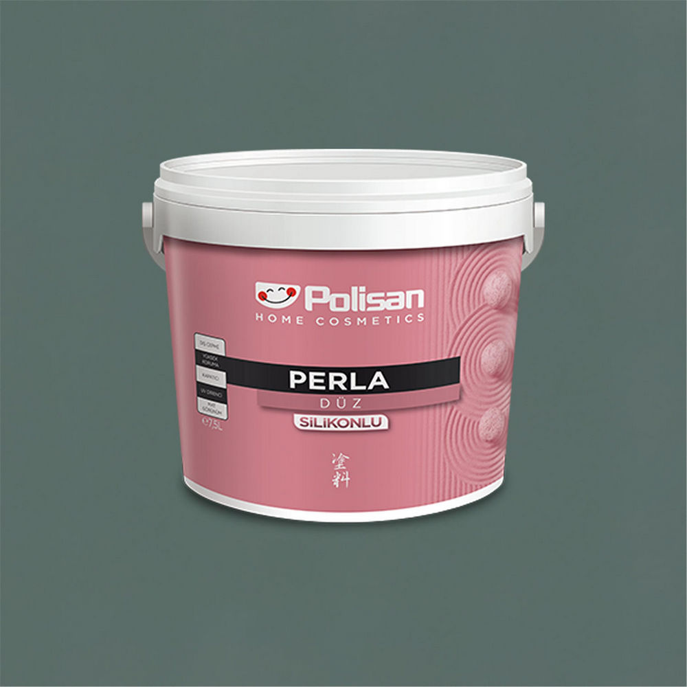 Polisan 4899 - Amazon Yeşili - CD-8172 15 Litre Perla Silikonlu Dış Cephe Boyası (38100022200)