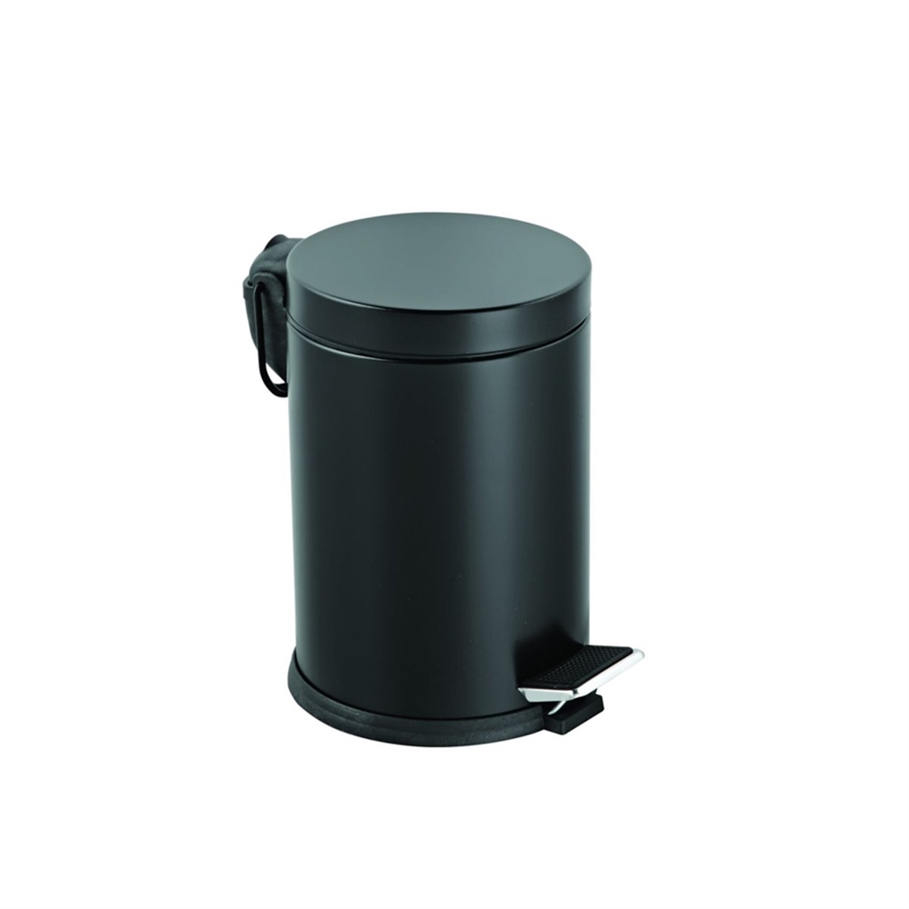 Maxiflow Siyah 3 Litre Pedallı Çöp Kovası (4501.1825S.102.03)