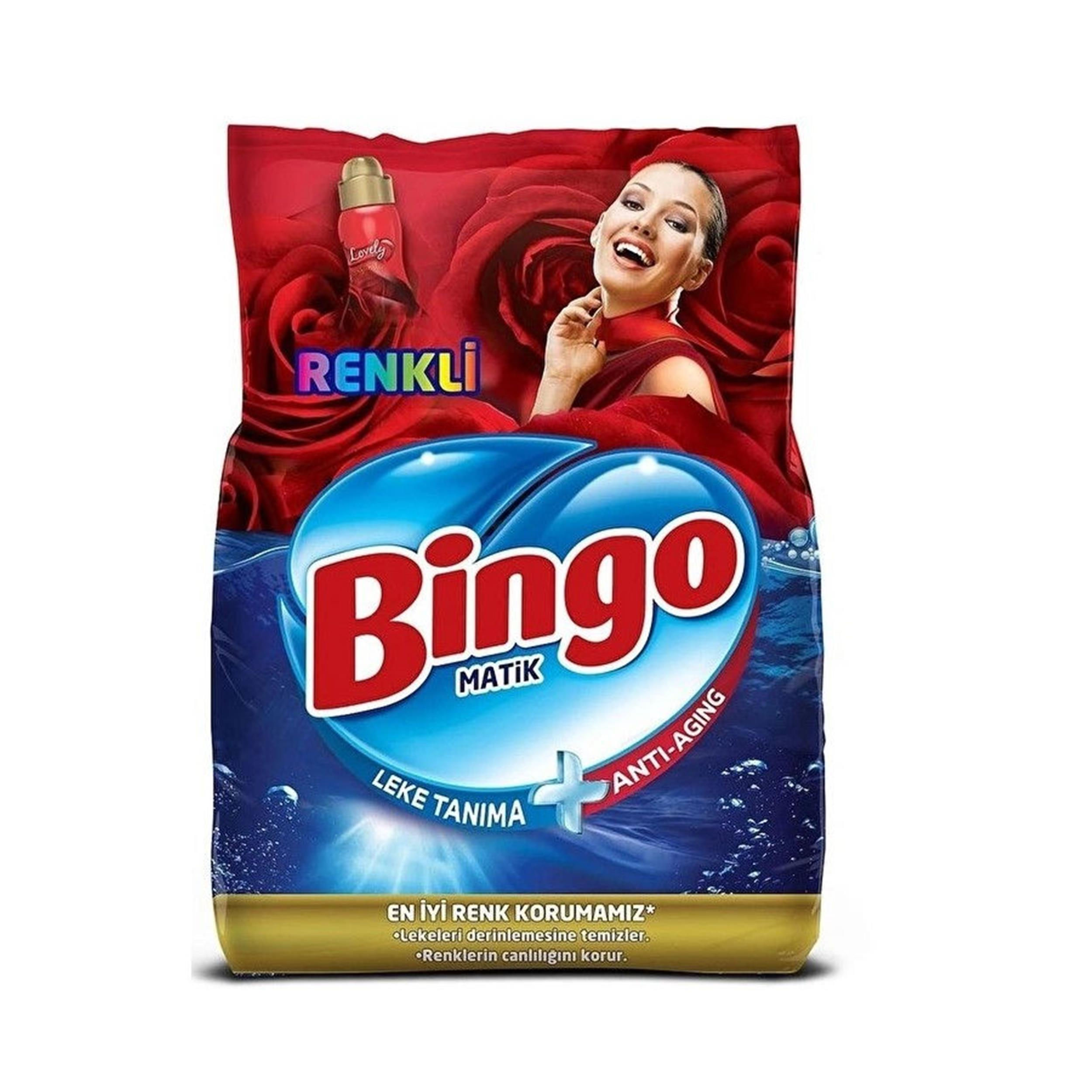 Bingo 4 Kg Matik Eko Renkli Toz Çamaşır Deterjanı (50002813)