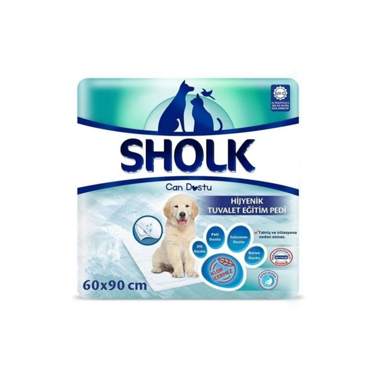 Sholk 60x90 cm Hipoalerjenik Köpek Çiş Eğitim Pedi (10 Adet) (50004428)