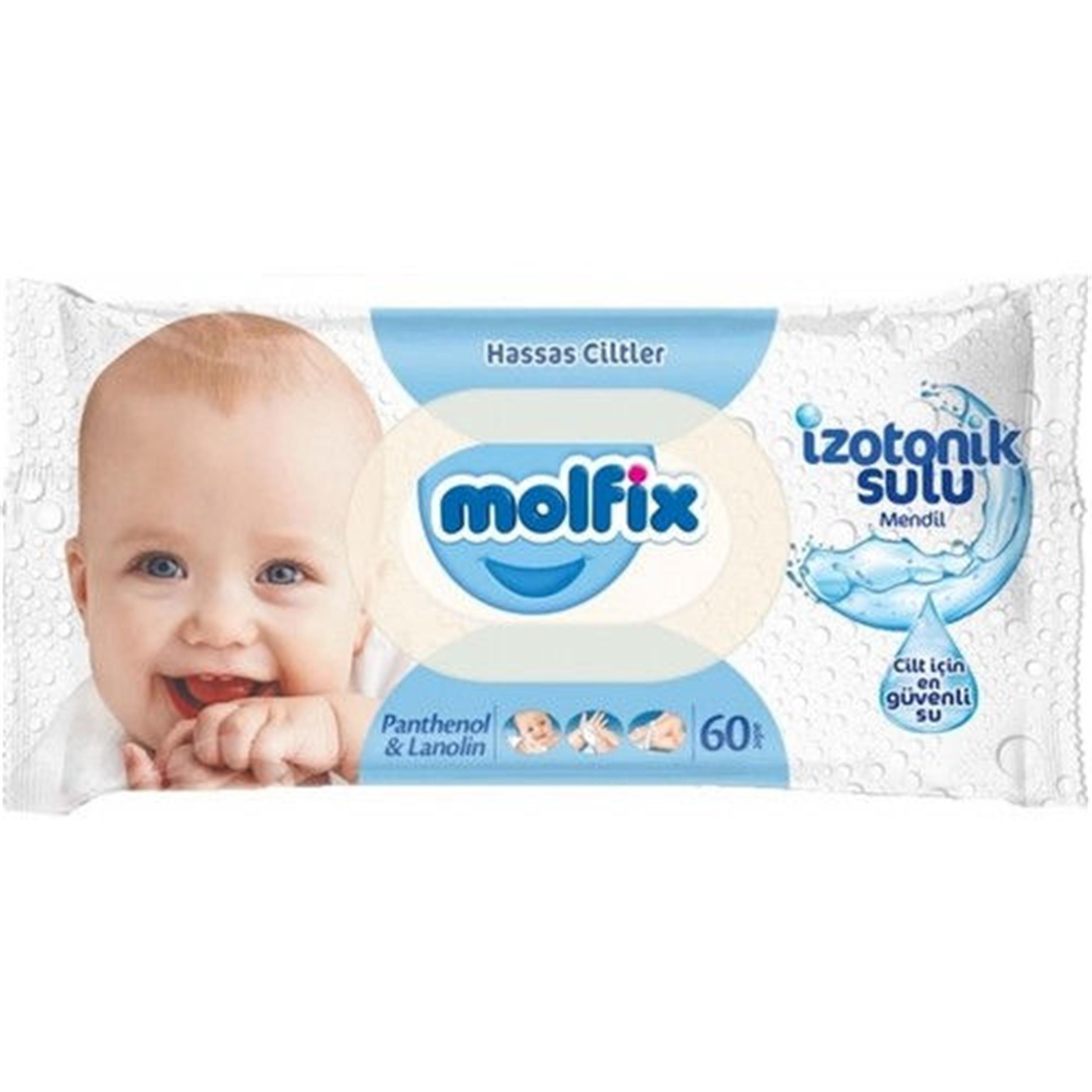 Molfix Hassas Ciltler İçin Islak Mendil (60 Adet) (50101370)