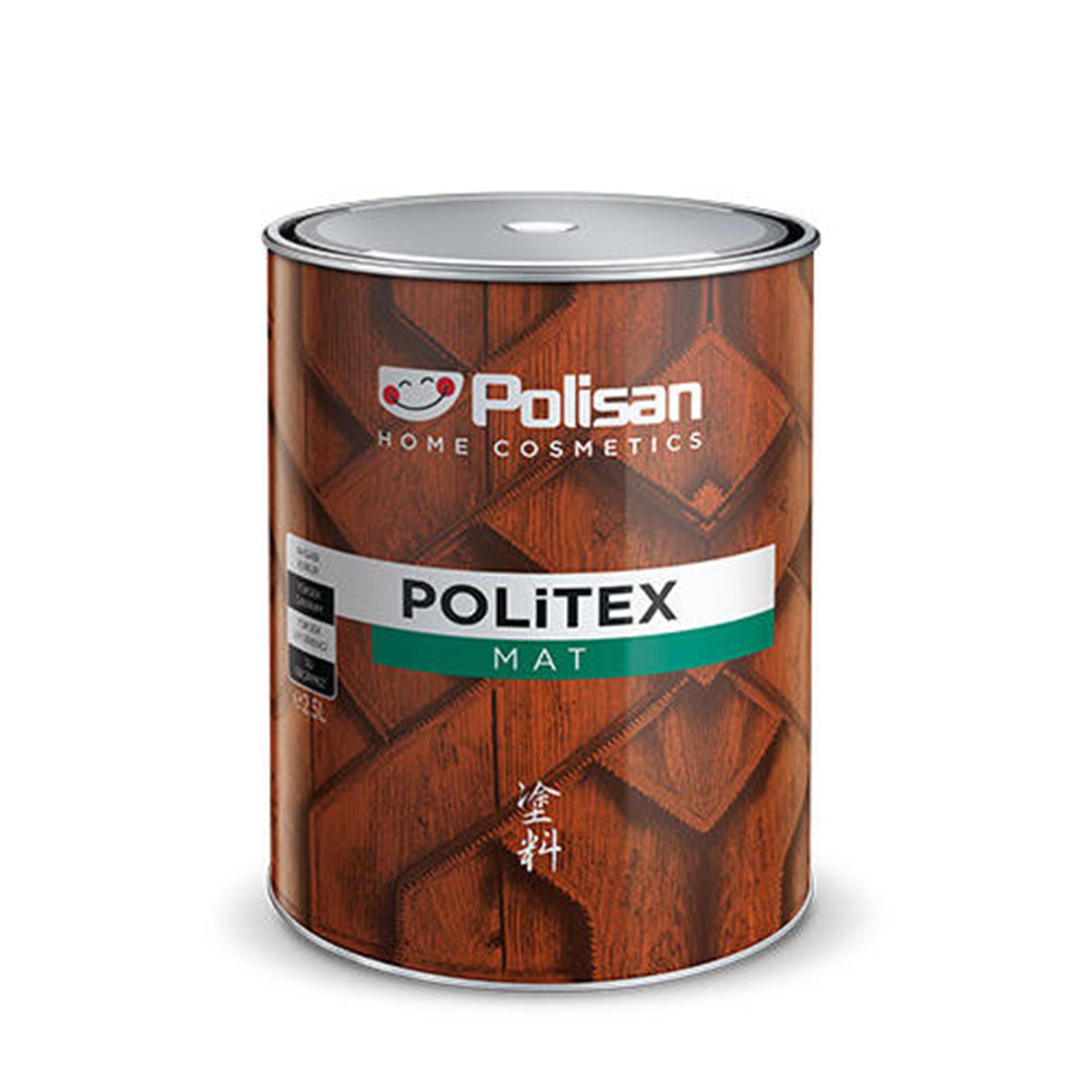 Polisan Meşe 2,5 Litre Politex Mat Dekoratif Ahşap Koruyucu Vernik (55401651000)