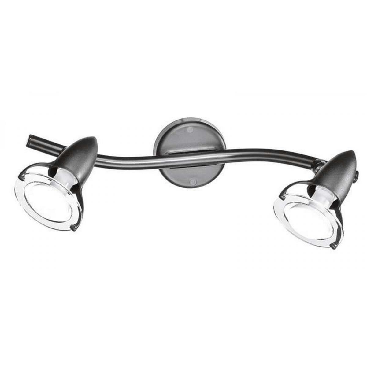 EGLO Gümüş Siyah İkili Duvar Armatürü (6.1.4.29900)