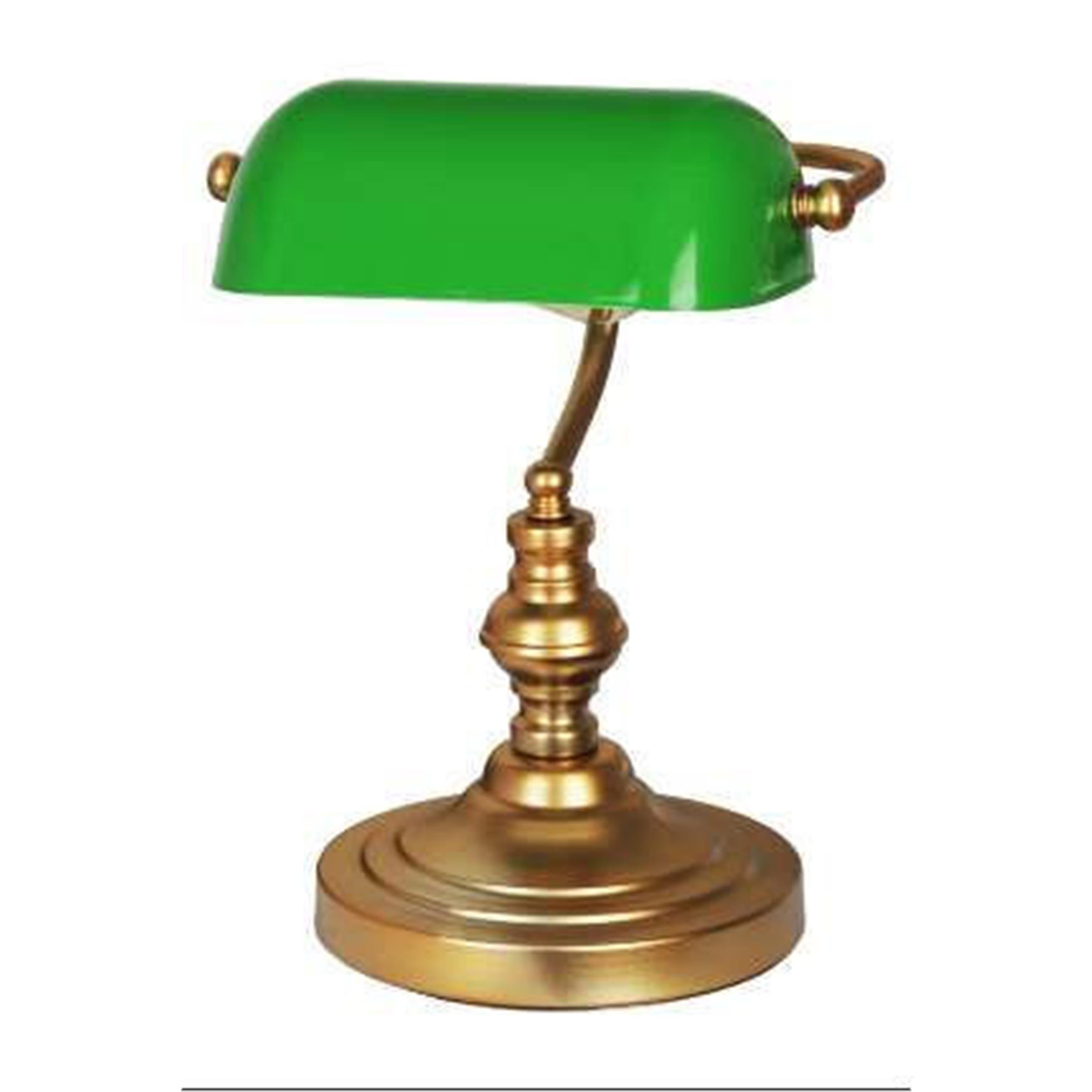 Venon Yeşil Gold Şapka Banker Masa Lambası (731 0386 49 099)
