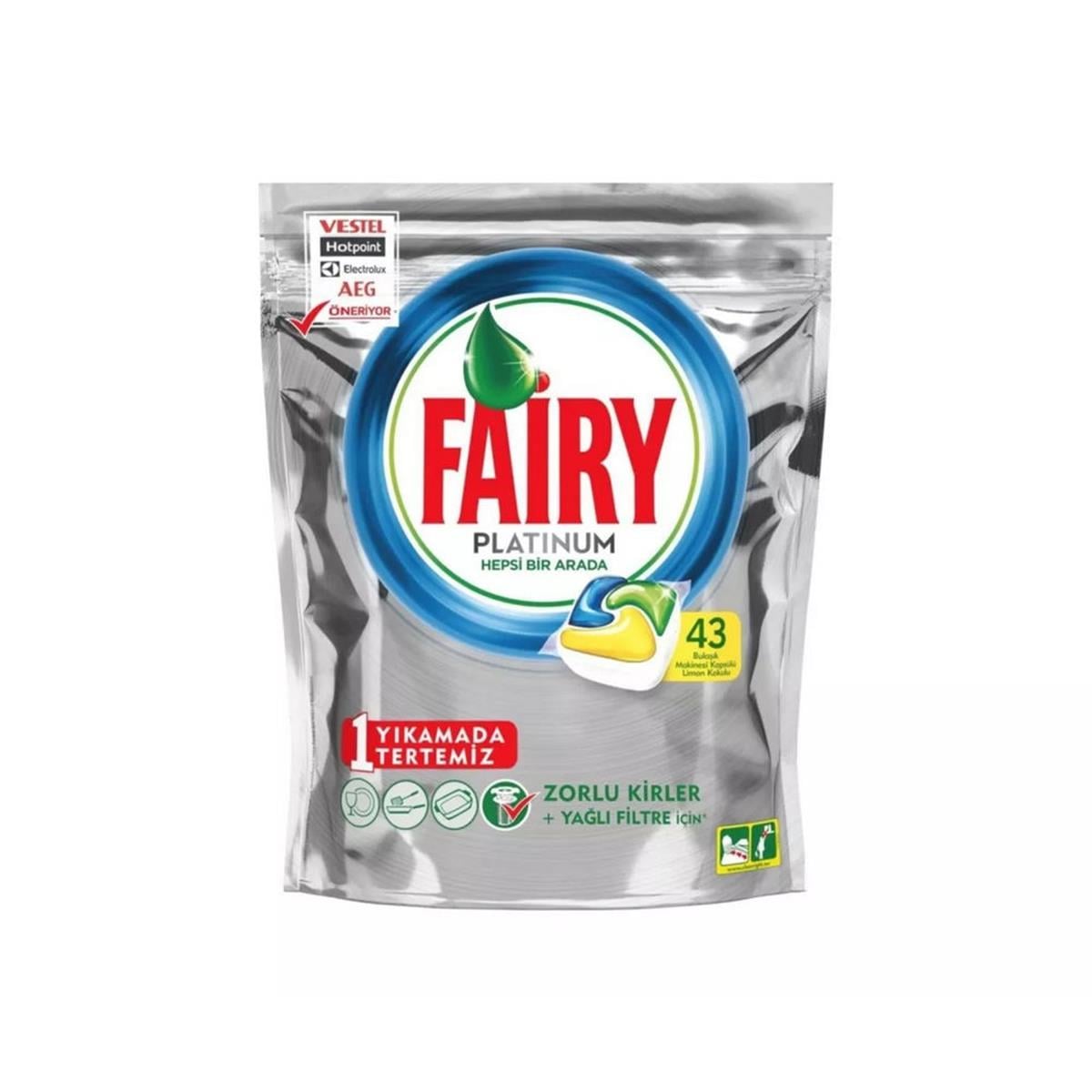 Fairy Platinum Bulaşık Makinası Deterjan Tableti (43 Adet) (81634476)
