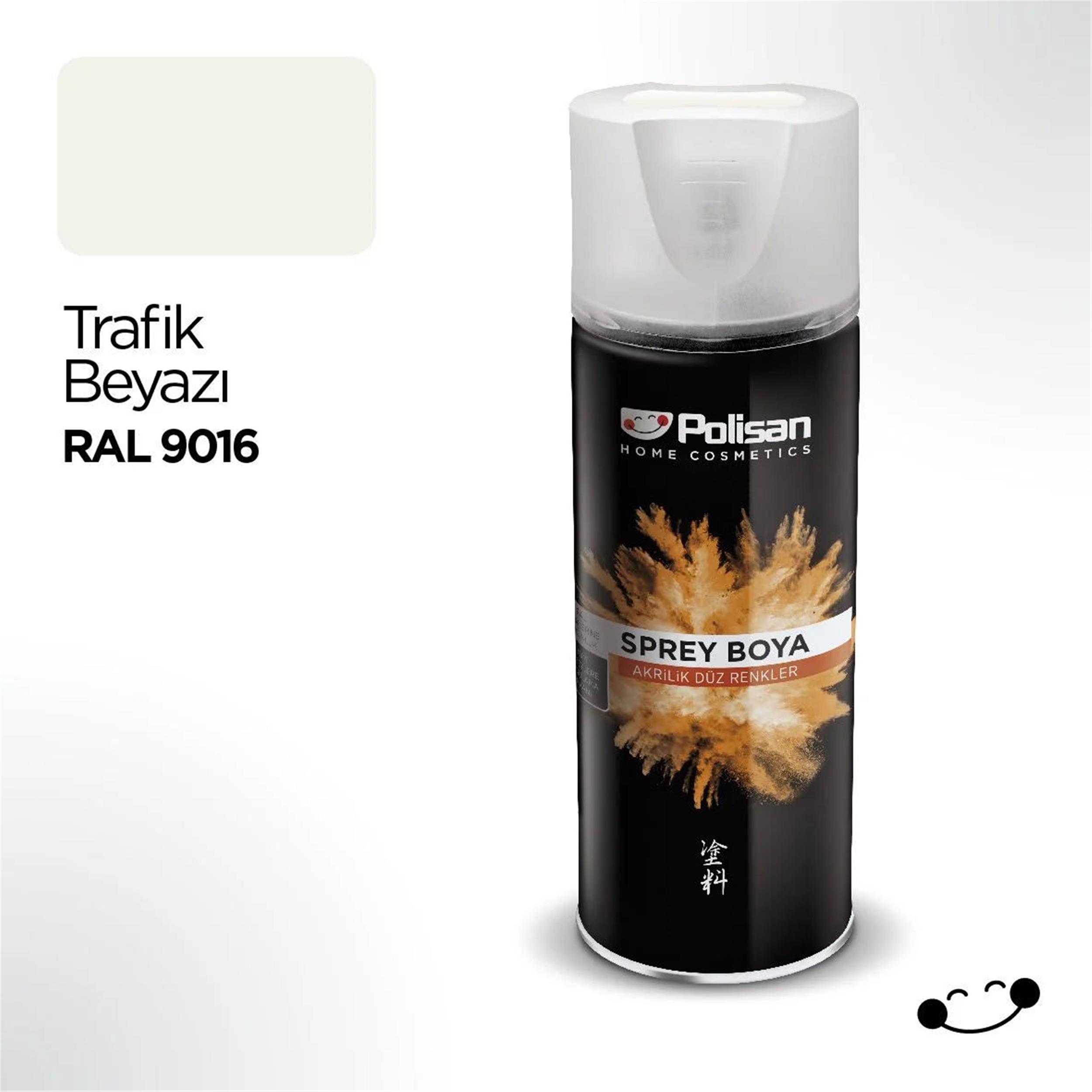 Polisan Trafik Beyaz Akrilik Sprey Boya (97790160410)