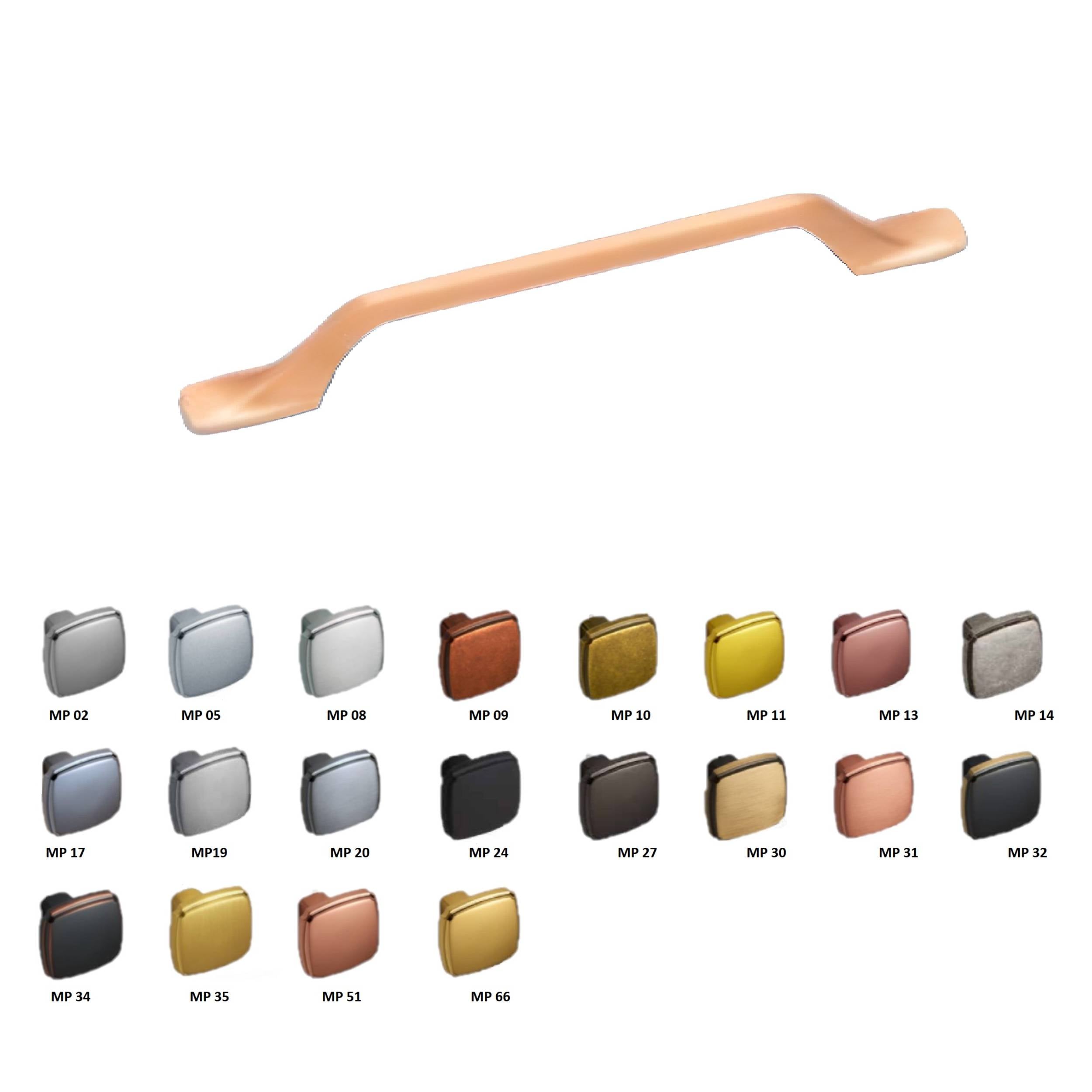 ÇEBİ Mat Altın Siyah Detaylı 160 mm Çekme Mobilya Kulpu MP30 (A1111160130)