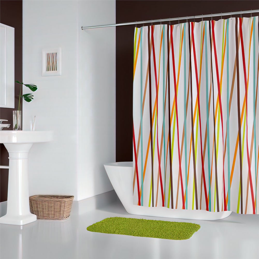 Afeks Home 180x200 cm Polyester Baskılı Banyo Perdesi (AFEKSHOME.10003)