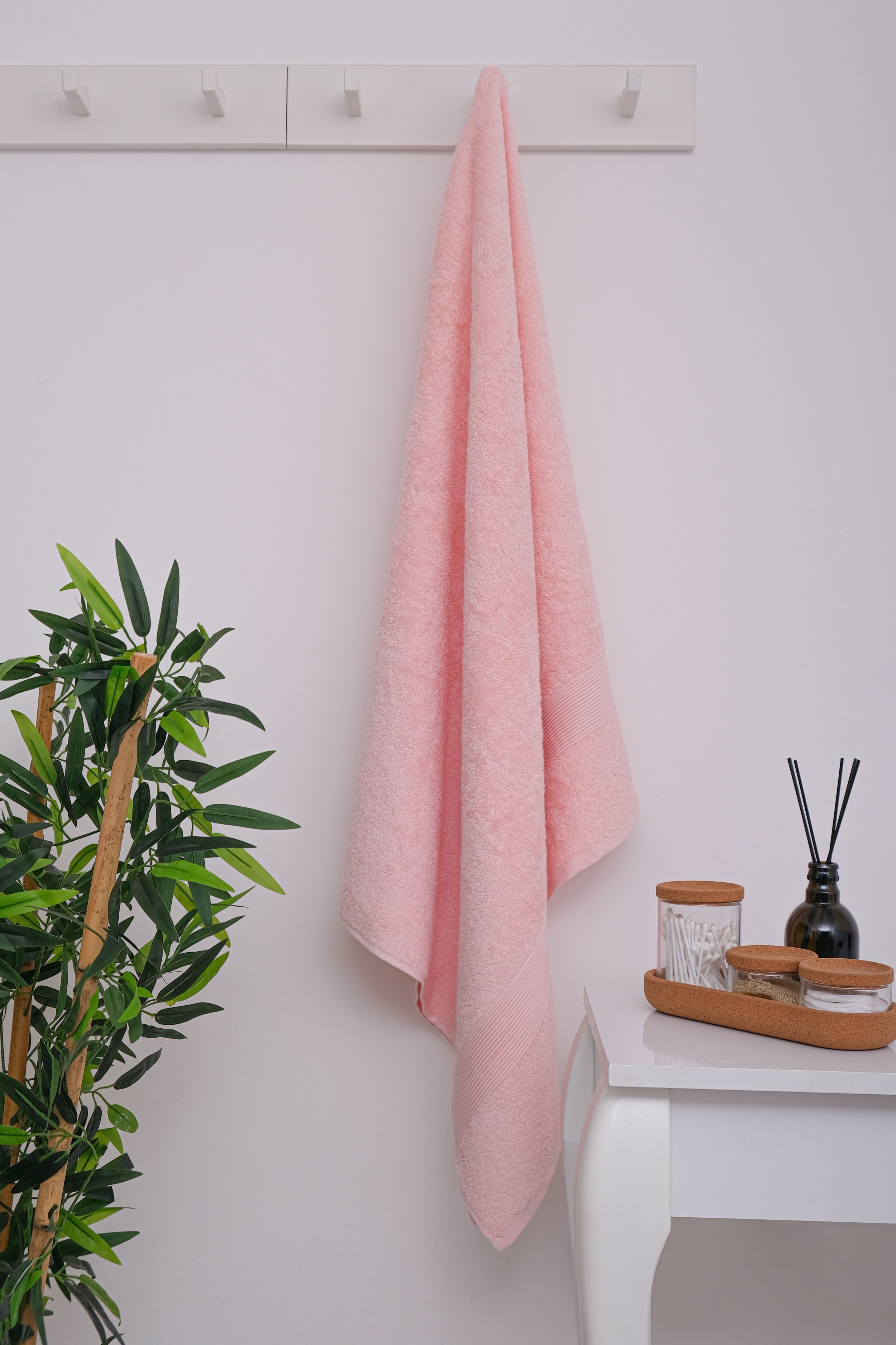 Afeks Home Pudra 70x140 cm Pamuk Havlu (AFEKSHOME.40010)