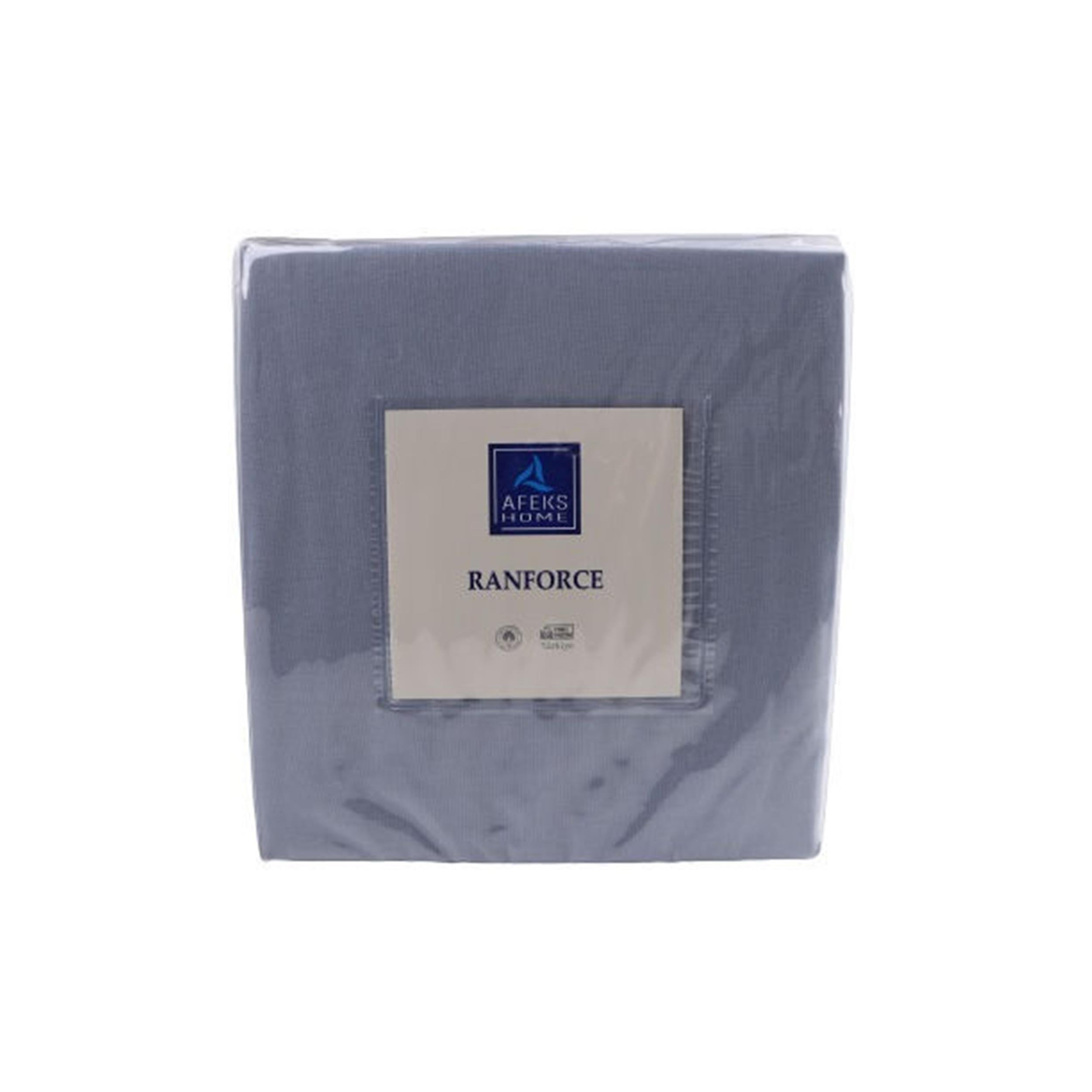 Afeks Home Çivit Mavisi 160x200+30 cm %100 Pamuk Lastikli Çarşaf (AFEKSHOME.50041)