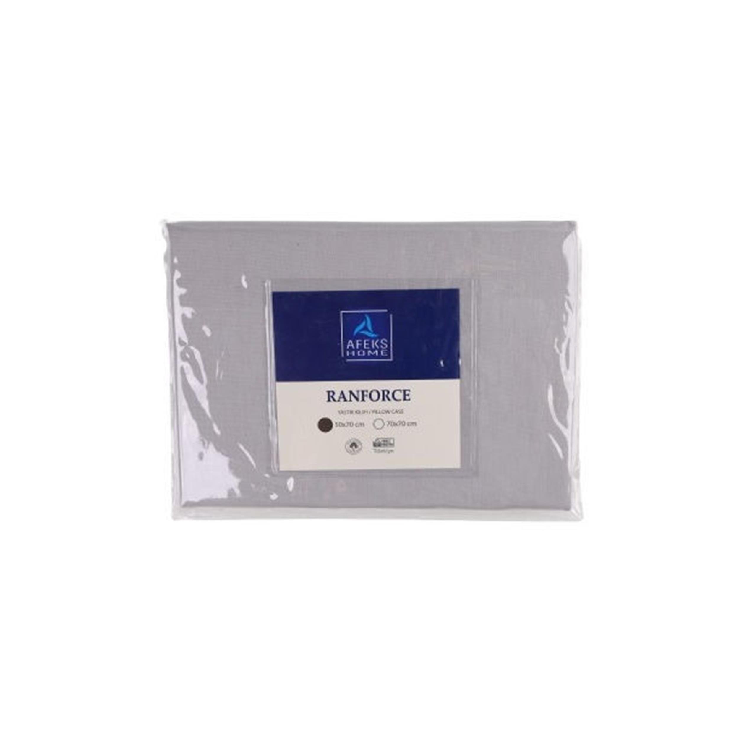 Afeks Home Gri 50x70 cm %100 Pamuk Yastık Kılıfı (AFEKSHOME.50054)