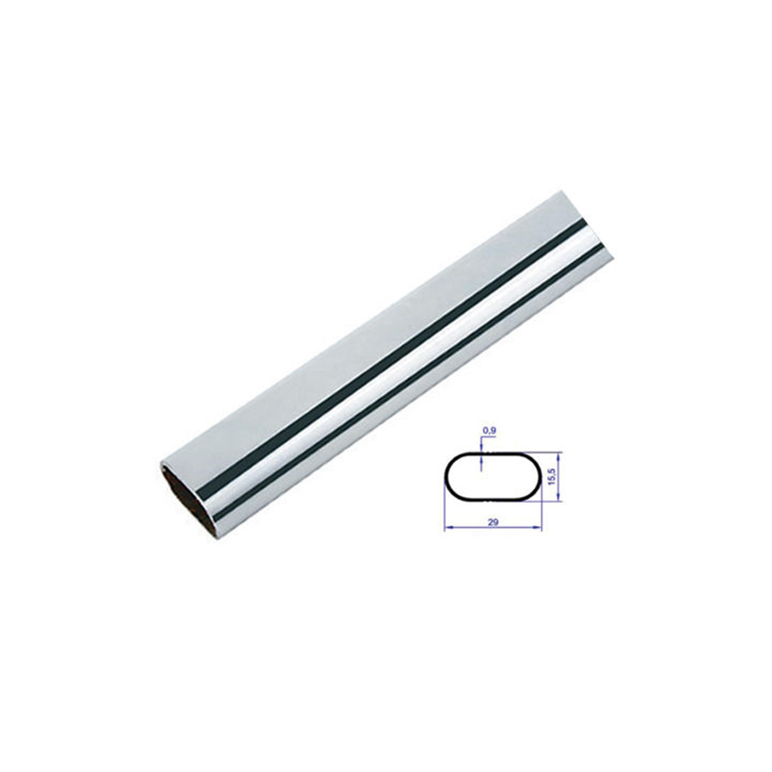 Kromaj 1 Metre Oval Askı Borusu (AFX.0030-O)