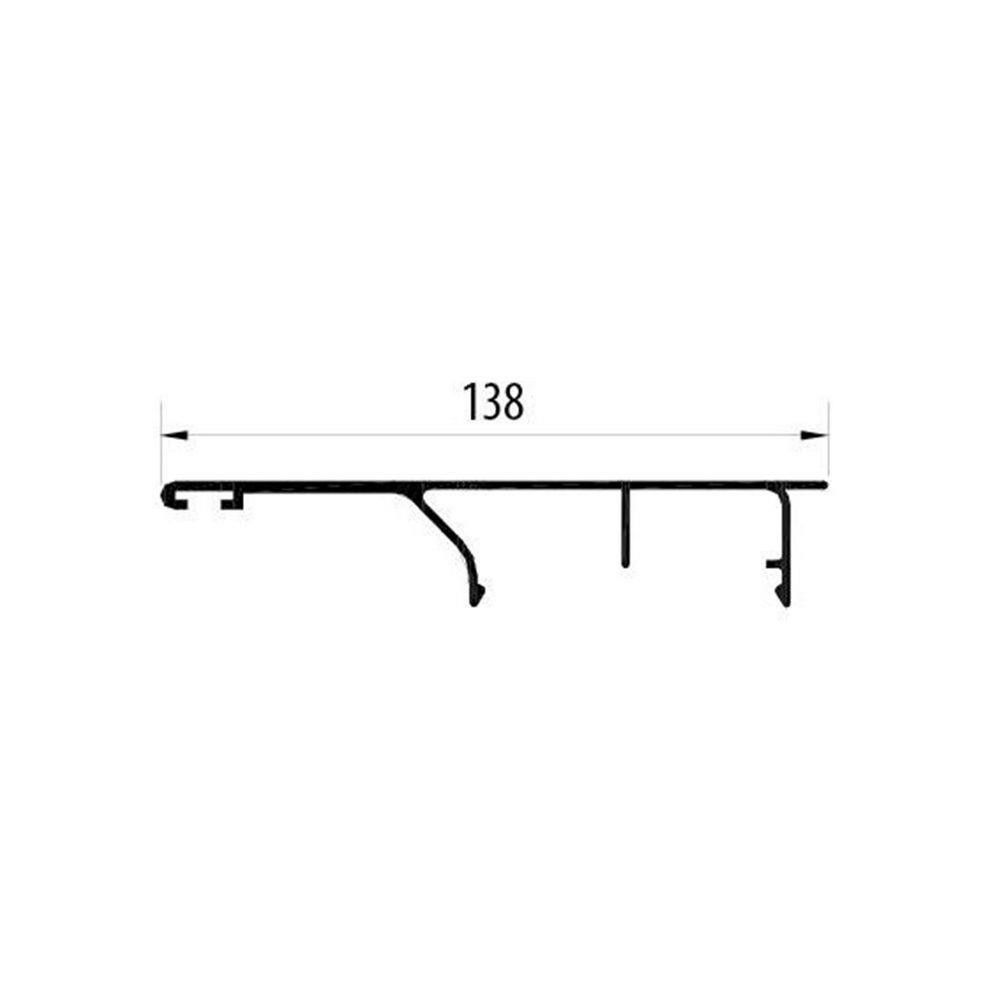 Albatur Alüminyum 2 Metre Alın Kapama (ALB-M50 9765 410*2)
