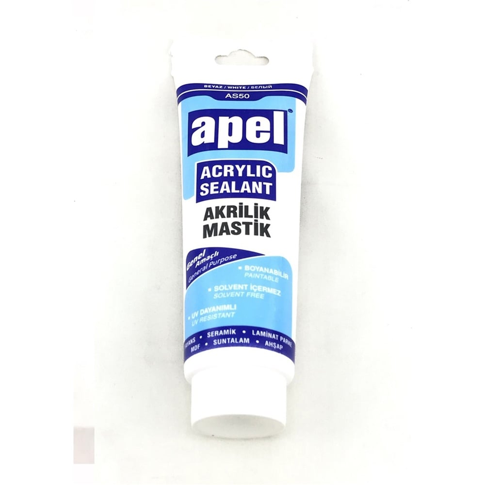 APEL Beyaz 200 gr Tüp Akrilik Mastik (APEL.103)