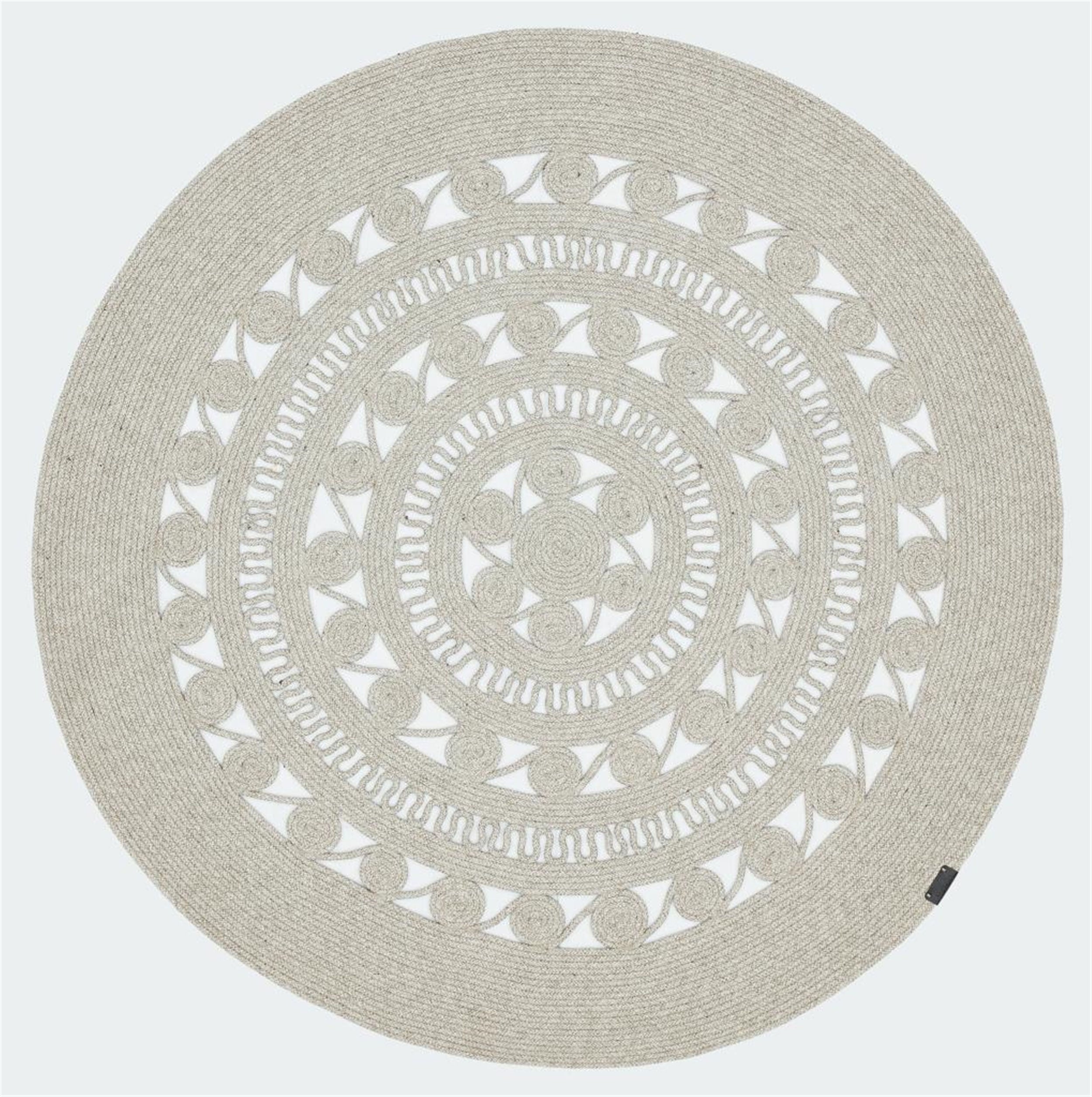 APEX Gri 120x120 cm Magnolia Halı (APEX.1018)