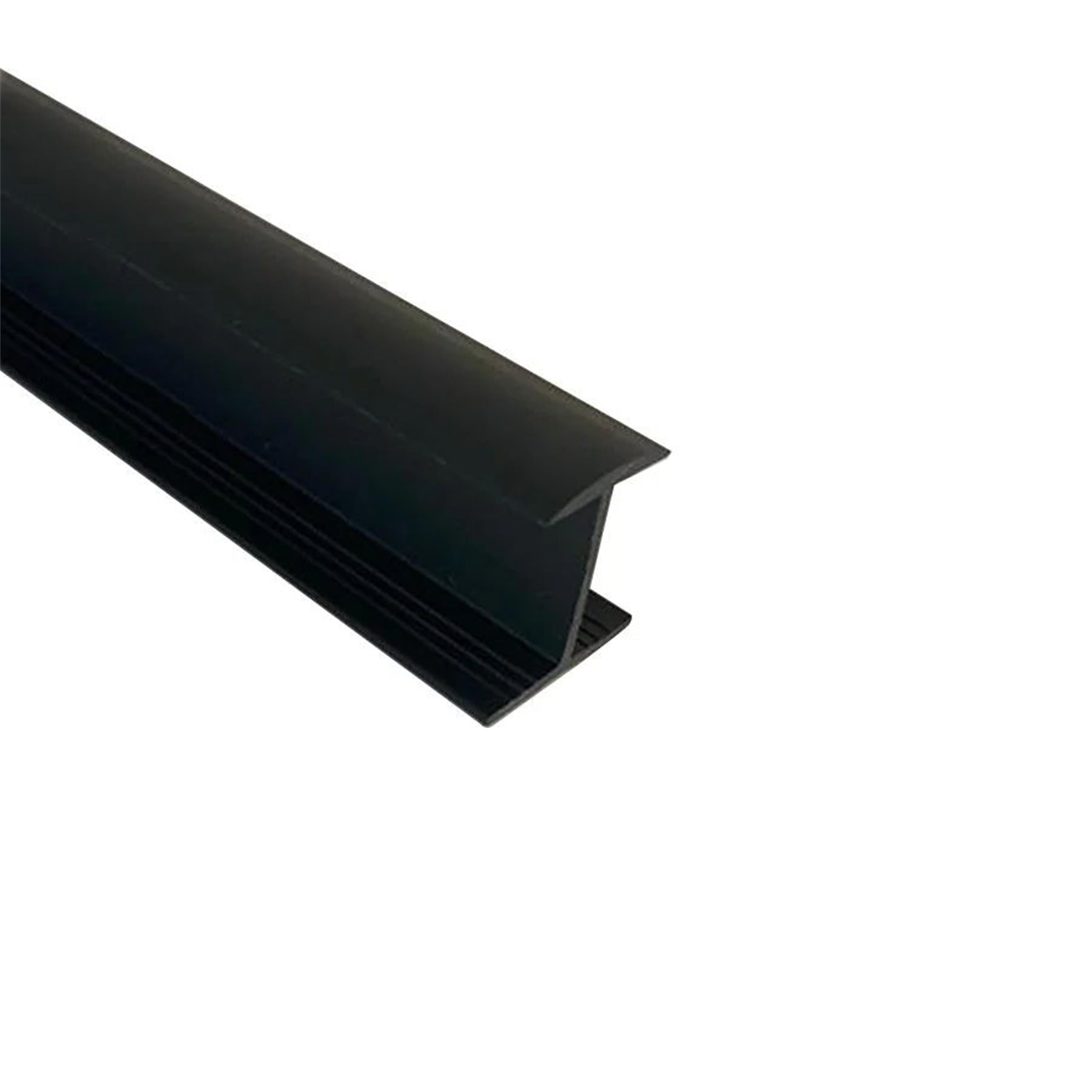 Ayder Siyah 18 mm Arkalık Birleştirmeli H Profili 3 Metre (AY-E5002-3)