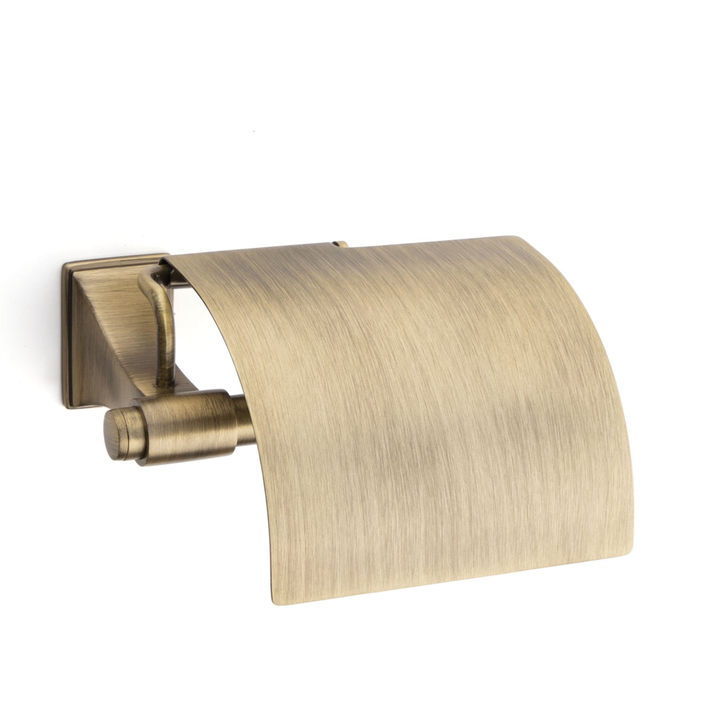 System Antik Saten Mat Border Line Kapaklı Tuvalet Kağıtlığı (BA1002 010 ABM)