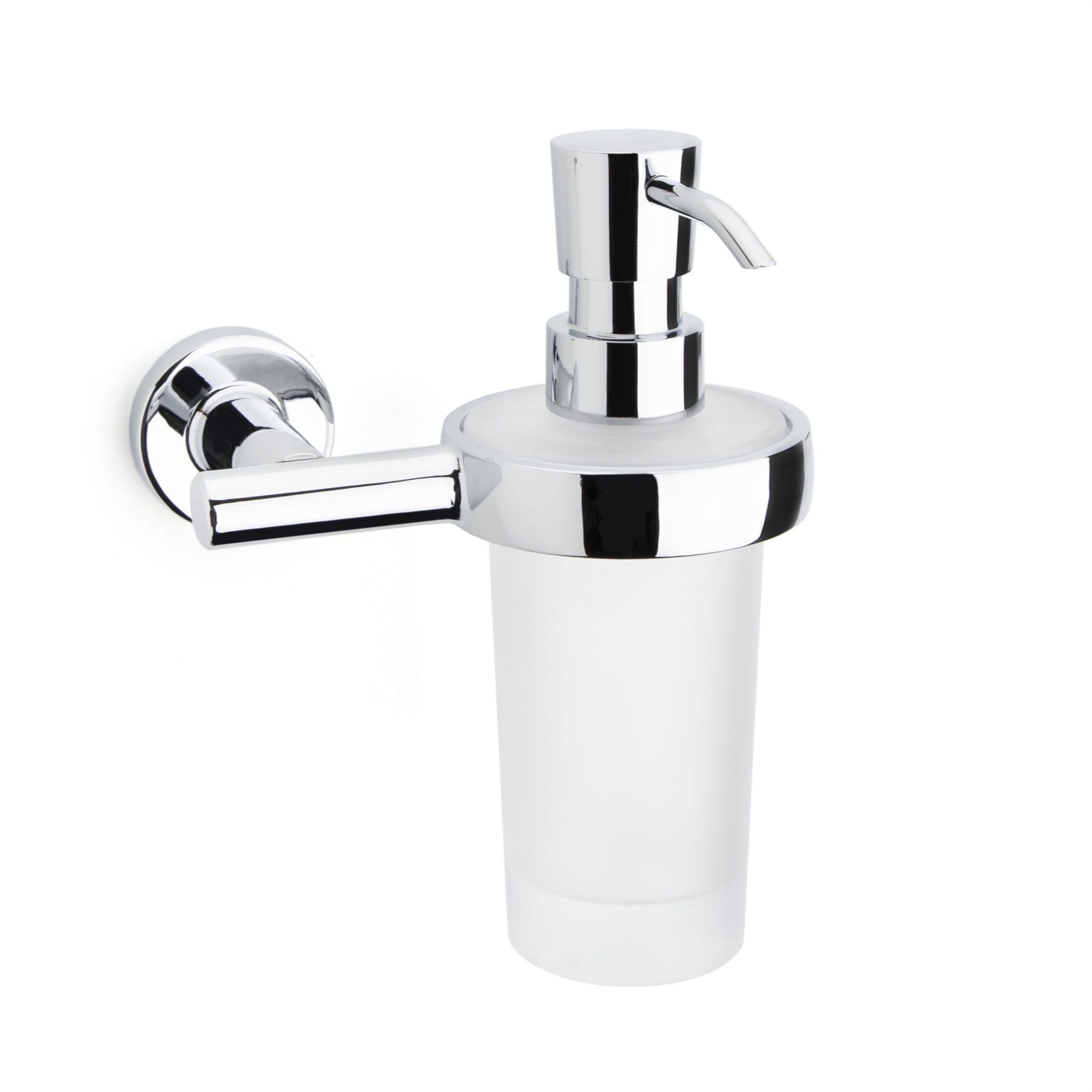 System Krom Beyaz Sıvı Sabunluk (BA1003 006 CR-C1)