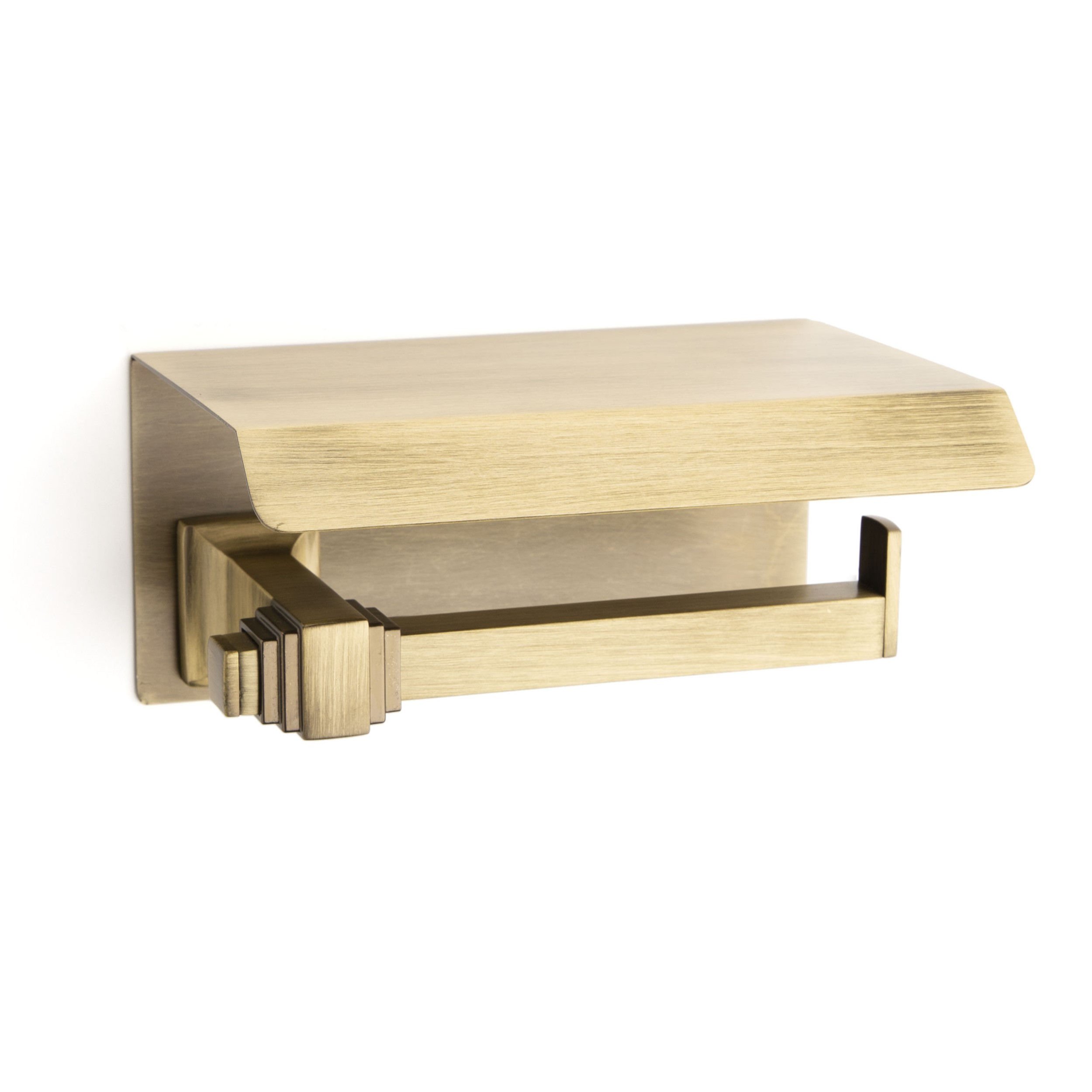 System Antik Saten Mat Kubic Kapaklı Tuvalet Kağıtlığı (BA1005 011 ABM)