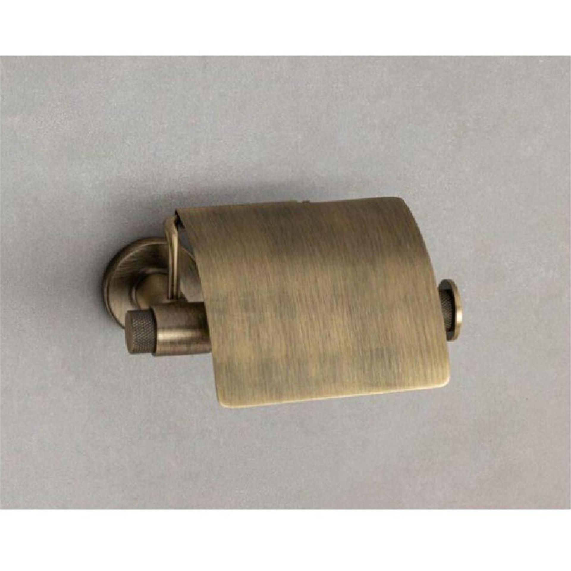 System Antik Saten Mat Kapaklı Tuvalet Kağıtlığı (BA1035 010 ABM)