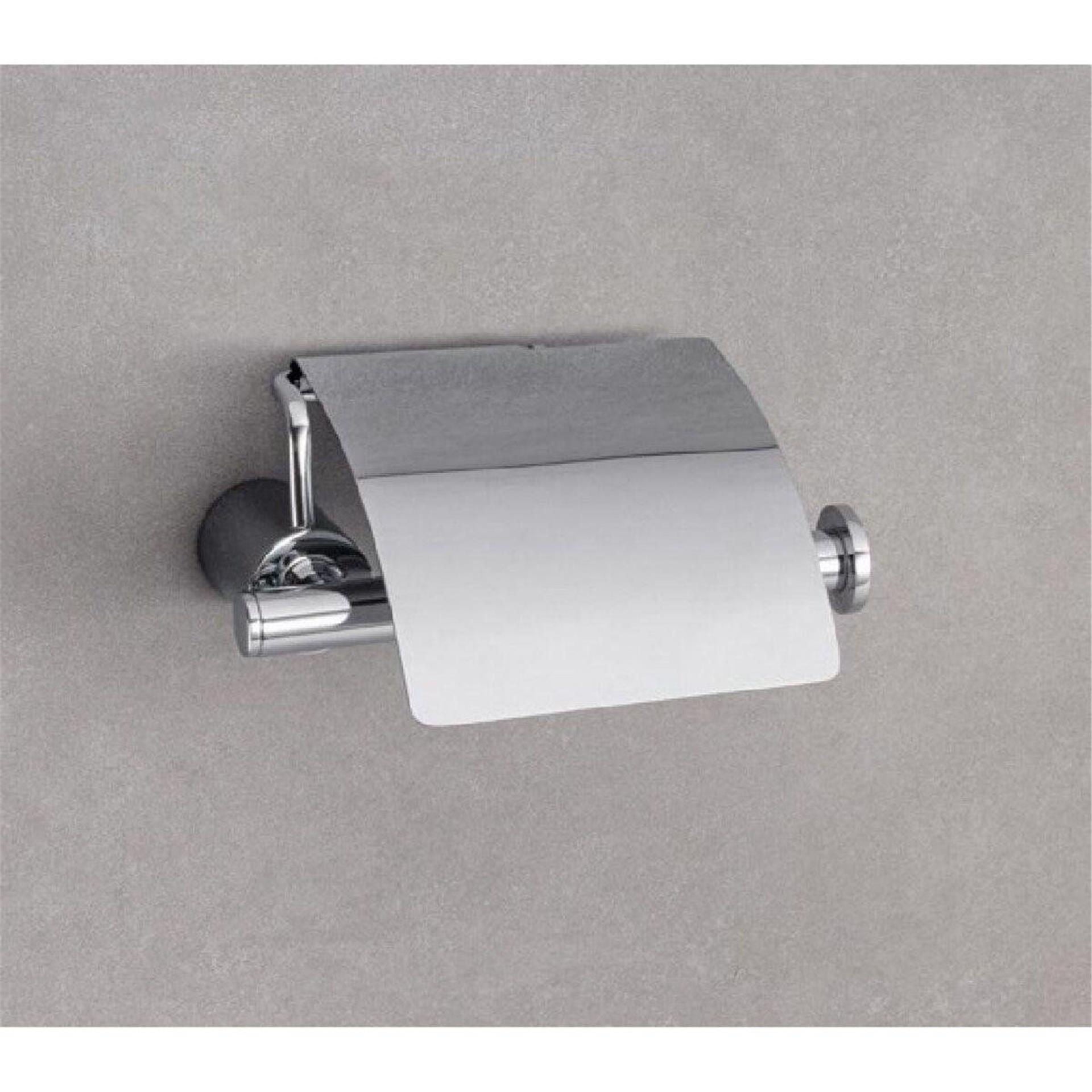 System Krom Kapaklı Tuvalet Kağıtlığı (BA1038 010 CR)