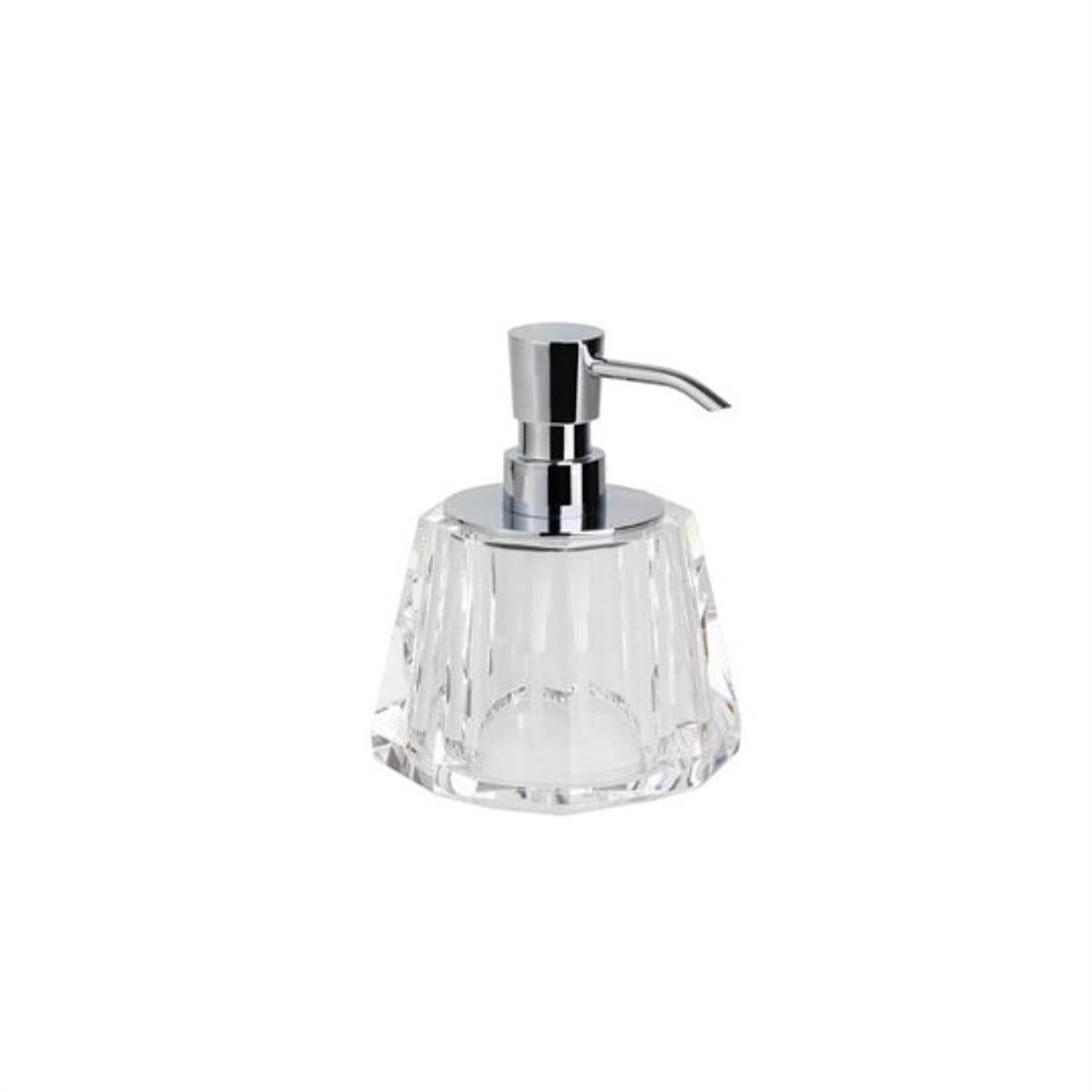 System Şeffaf Kristal Krom 150 Ml. Sıvı Sabunluk (BA2038 006 C1-CR)