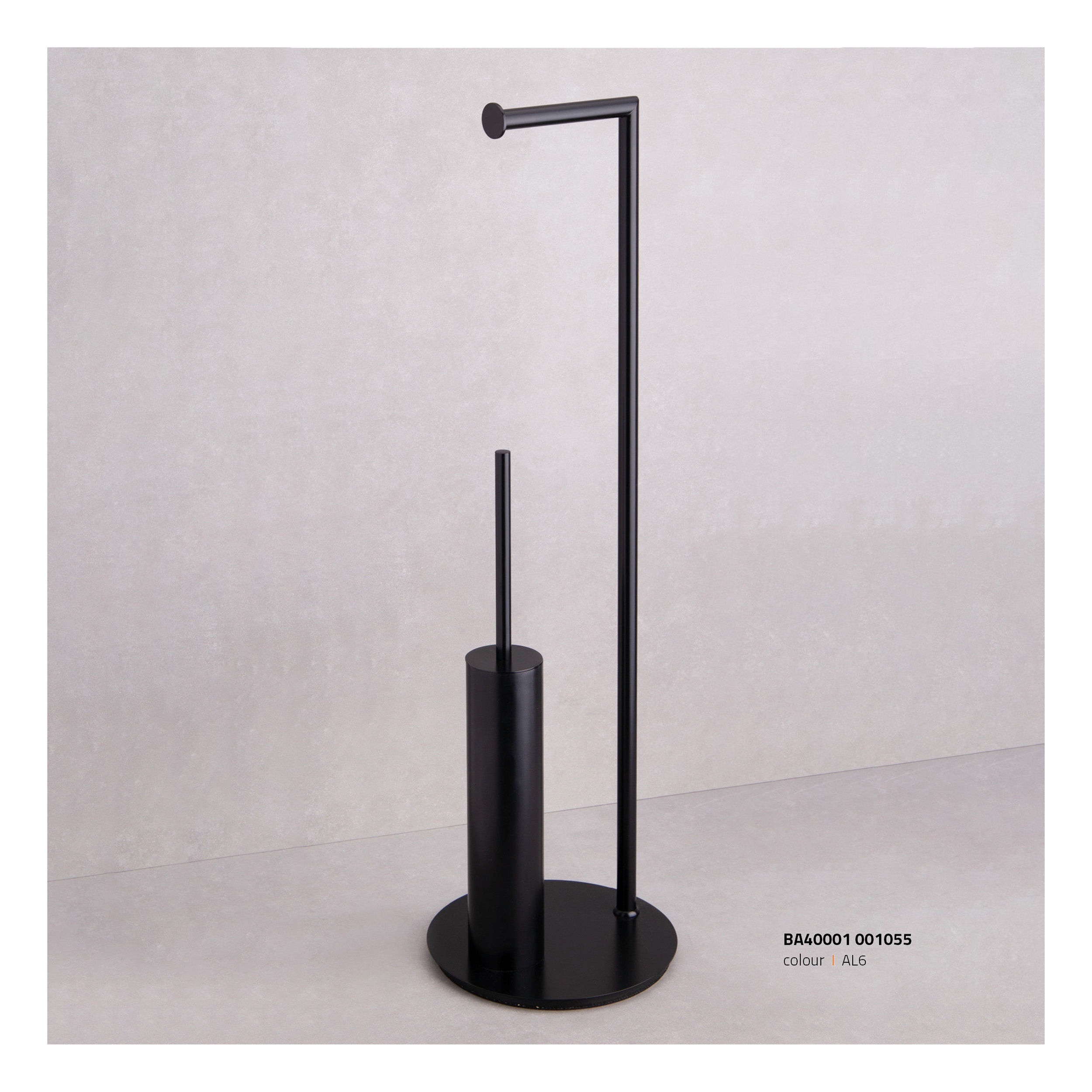 System Siyah Hareketli WC Seti (BA4001 048 AL6)