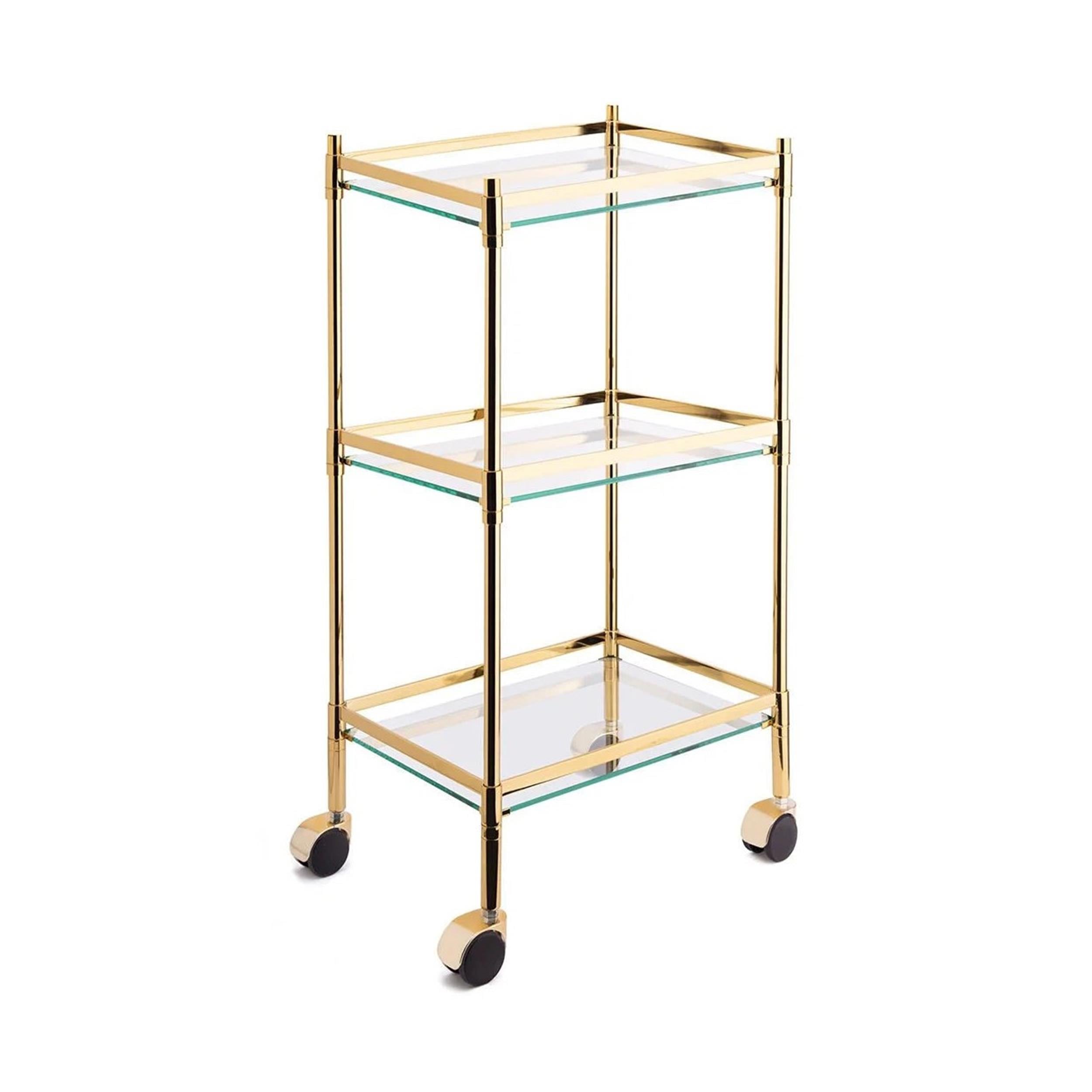 System Altın Banyo Sehpası (BA4022 040 GL)