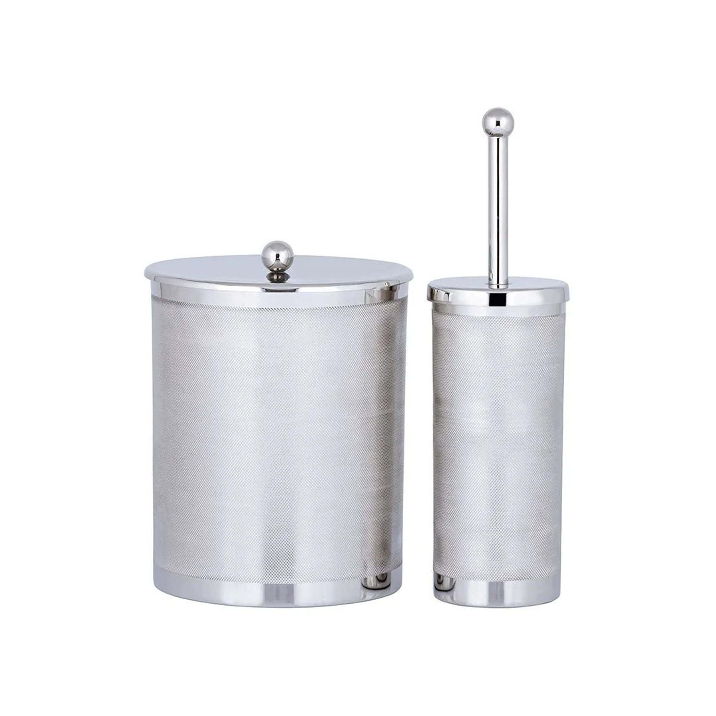 System Parlak Nikel Tuvalet Seti (BA6002 061 PN)