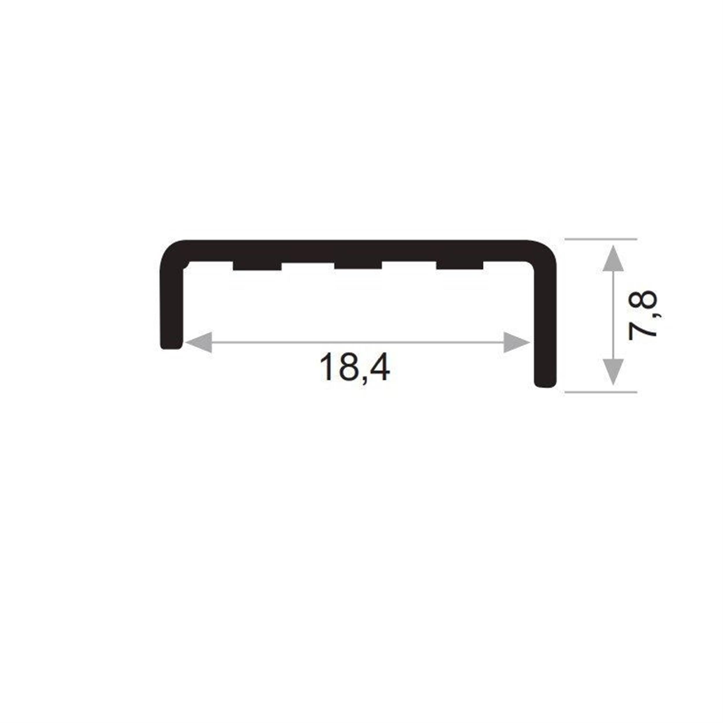 Can Alüminyum 3 Metre Sunta Kenar Profili (CAN-3721*3(K))