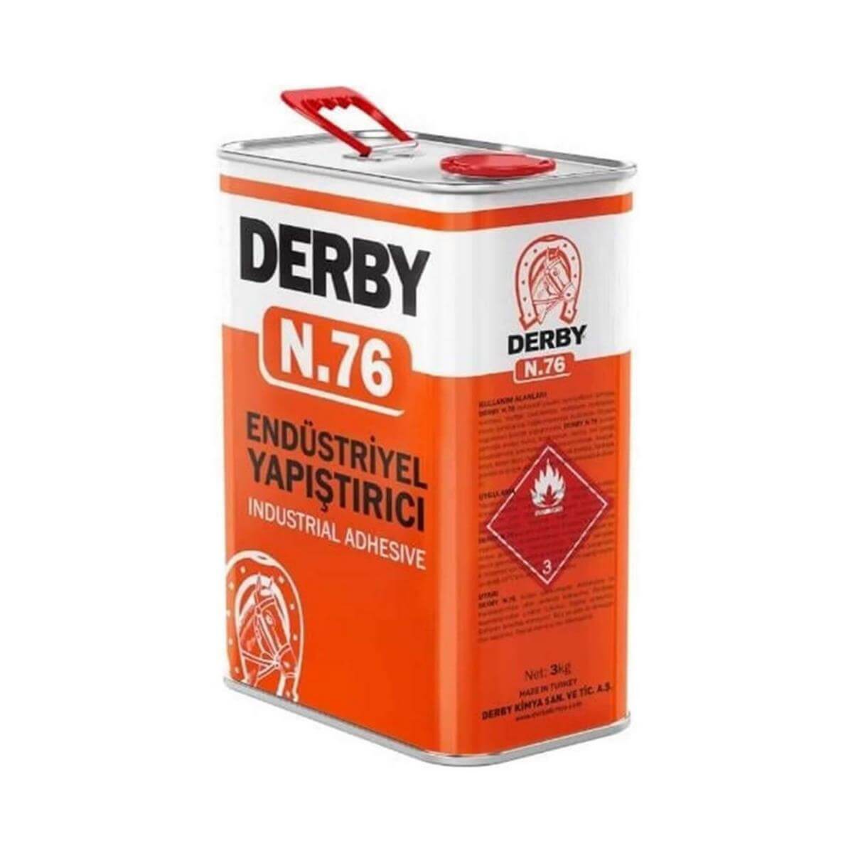 Derby 3 Kg Teneke Kontakt Yapıştırıcı (DERBY-01641)