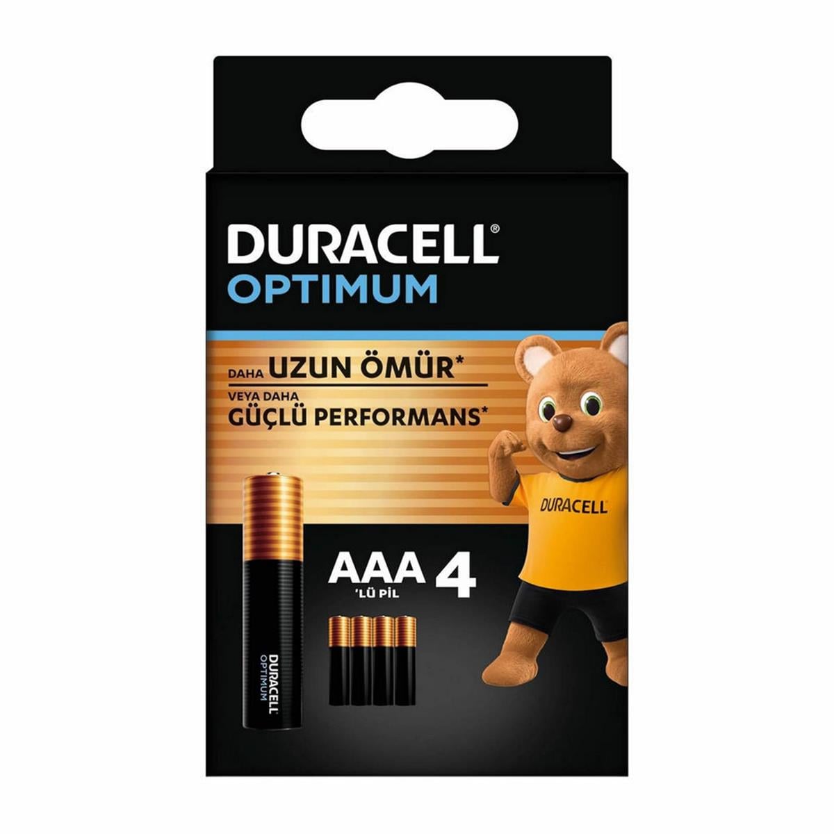 Duracell AAA İnce Kalem Pil (4 Adet) (DRCL-8802)