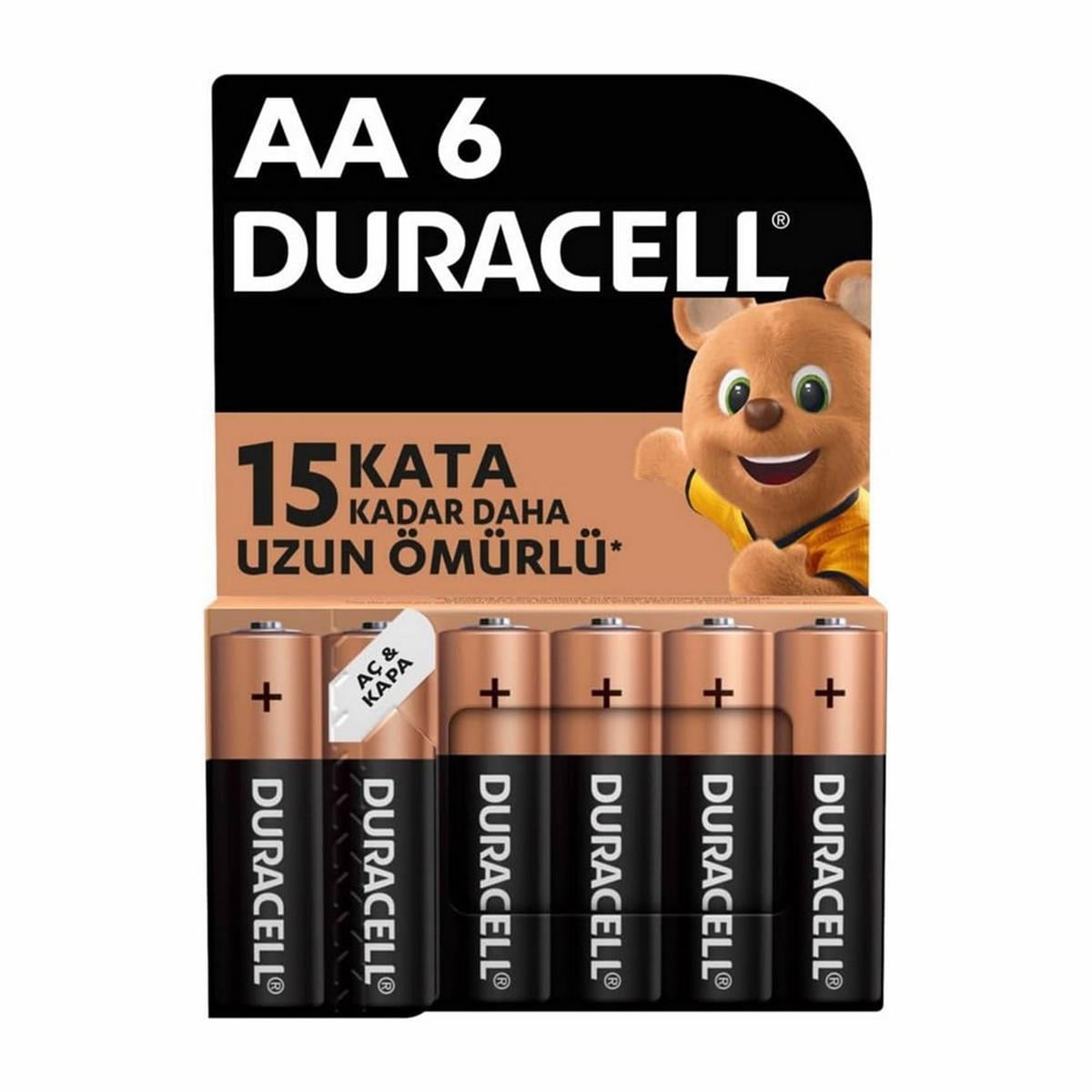Duracell AA Kalem Pil (6 Adet) (DRCL-8864)