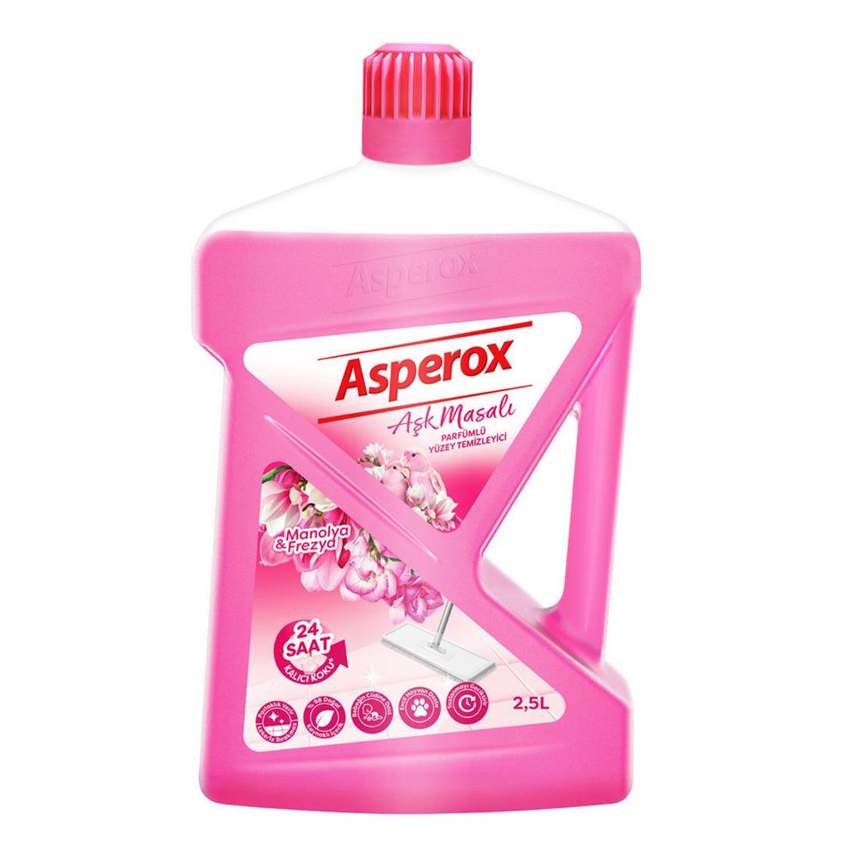 Asperox Pembe 2,5 Litre Aşk Masalı Yüzey Temizleyici (EG-222171)
