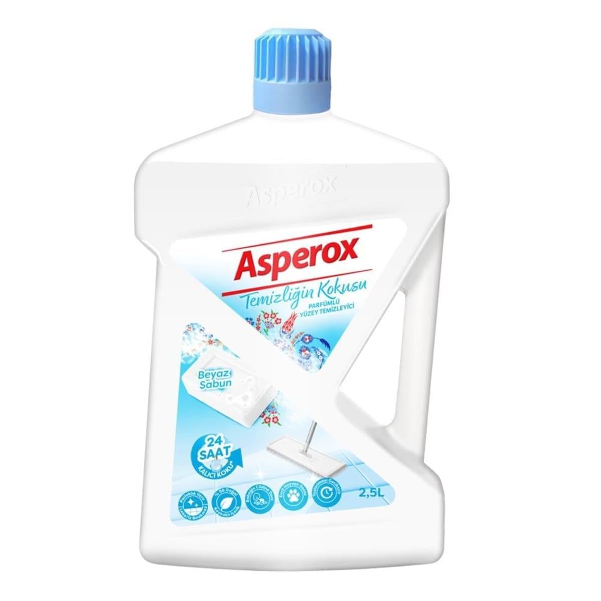 Asperox Beyaz 2,5 Litre Temizliğin Kokusu Yüzey Temizleyici (EG-222174)