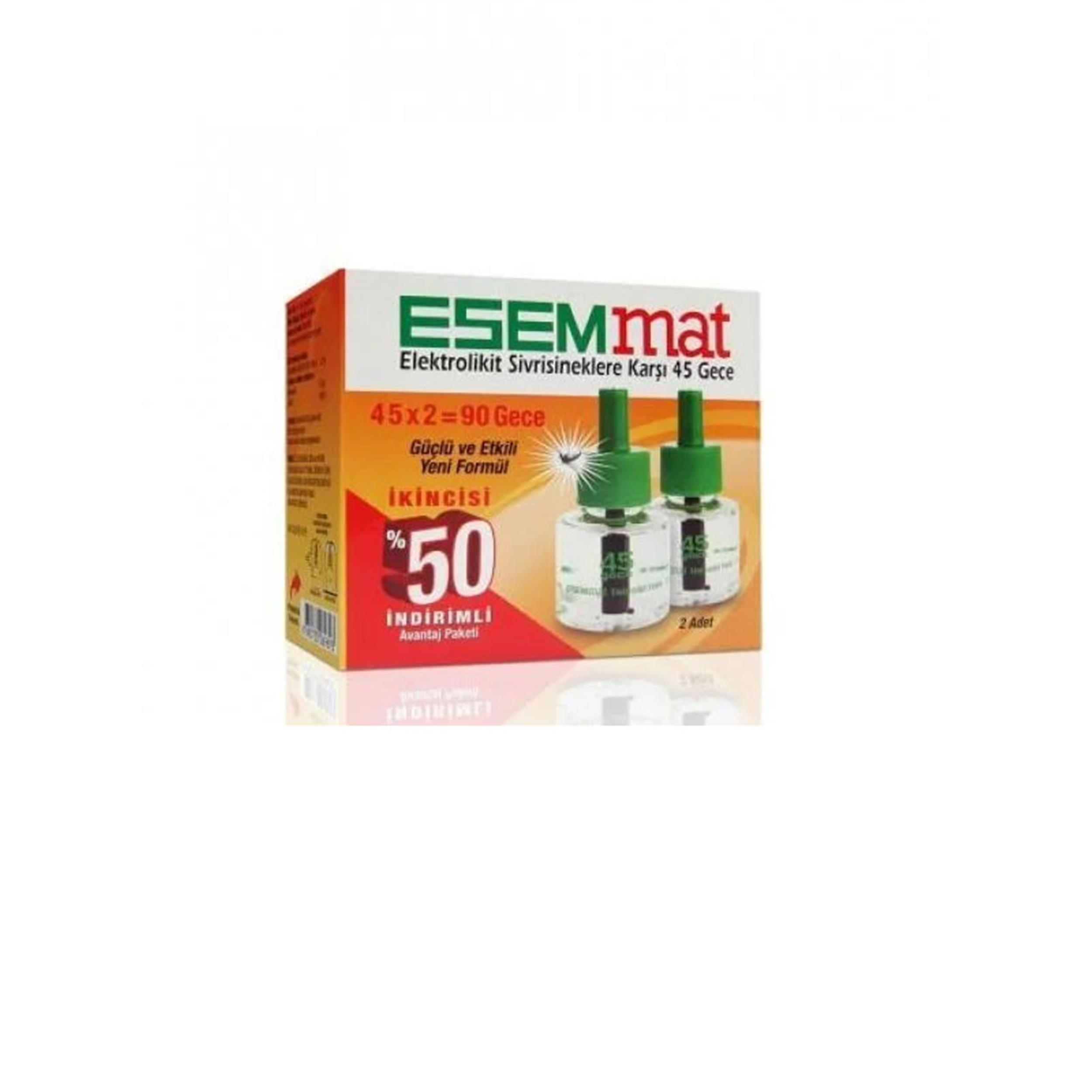 Esemmat 45 Gece Elektrolikit Yedek (2 Adet) (EG-223010)
