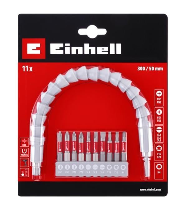 Einhell Accessory  Esnek adaptörlü bits uç seti 11 parça