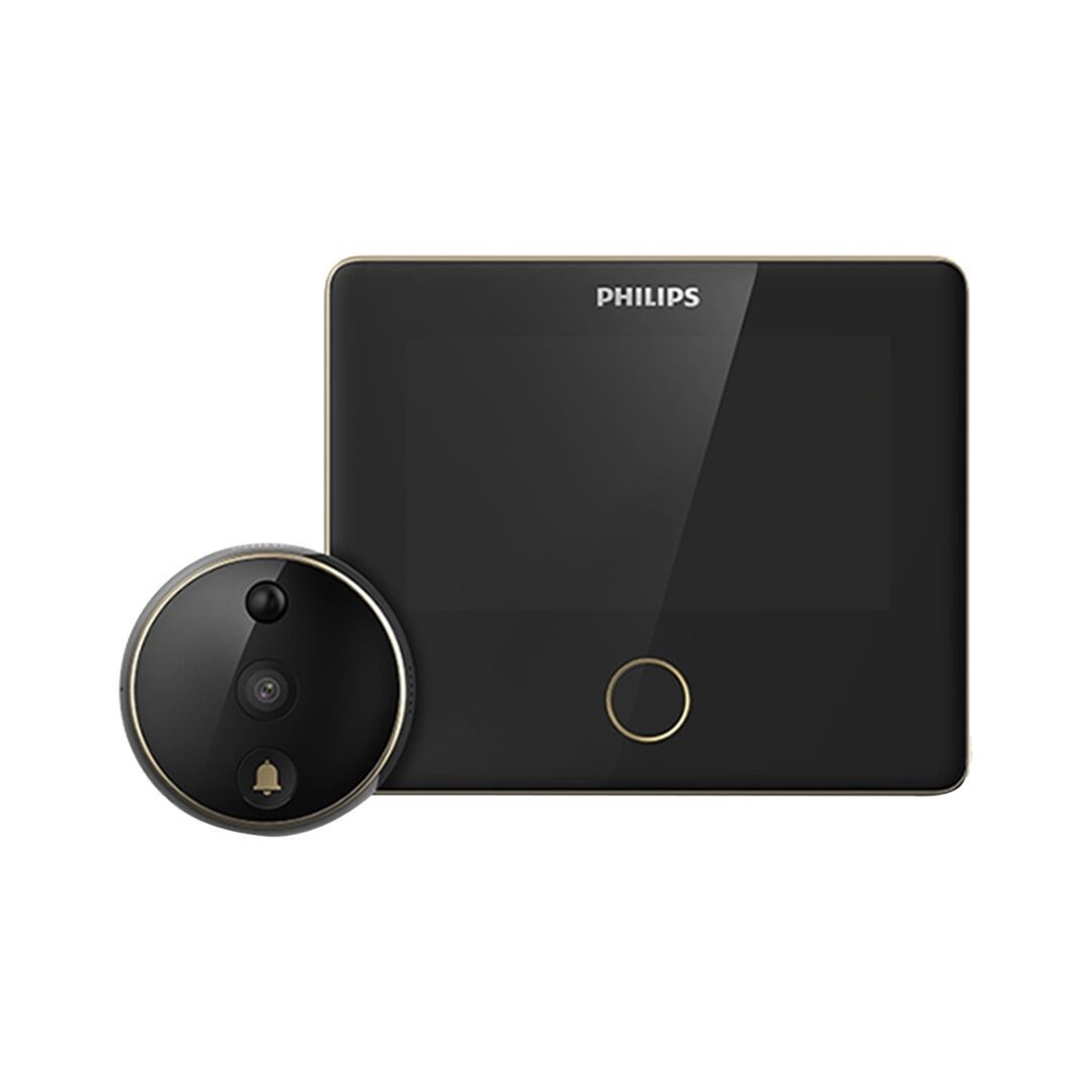 Philips Siyah DV001 Ekranlı Akıllı Kapı Dürbünü (EP.ACS.003.0001.R001)