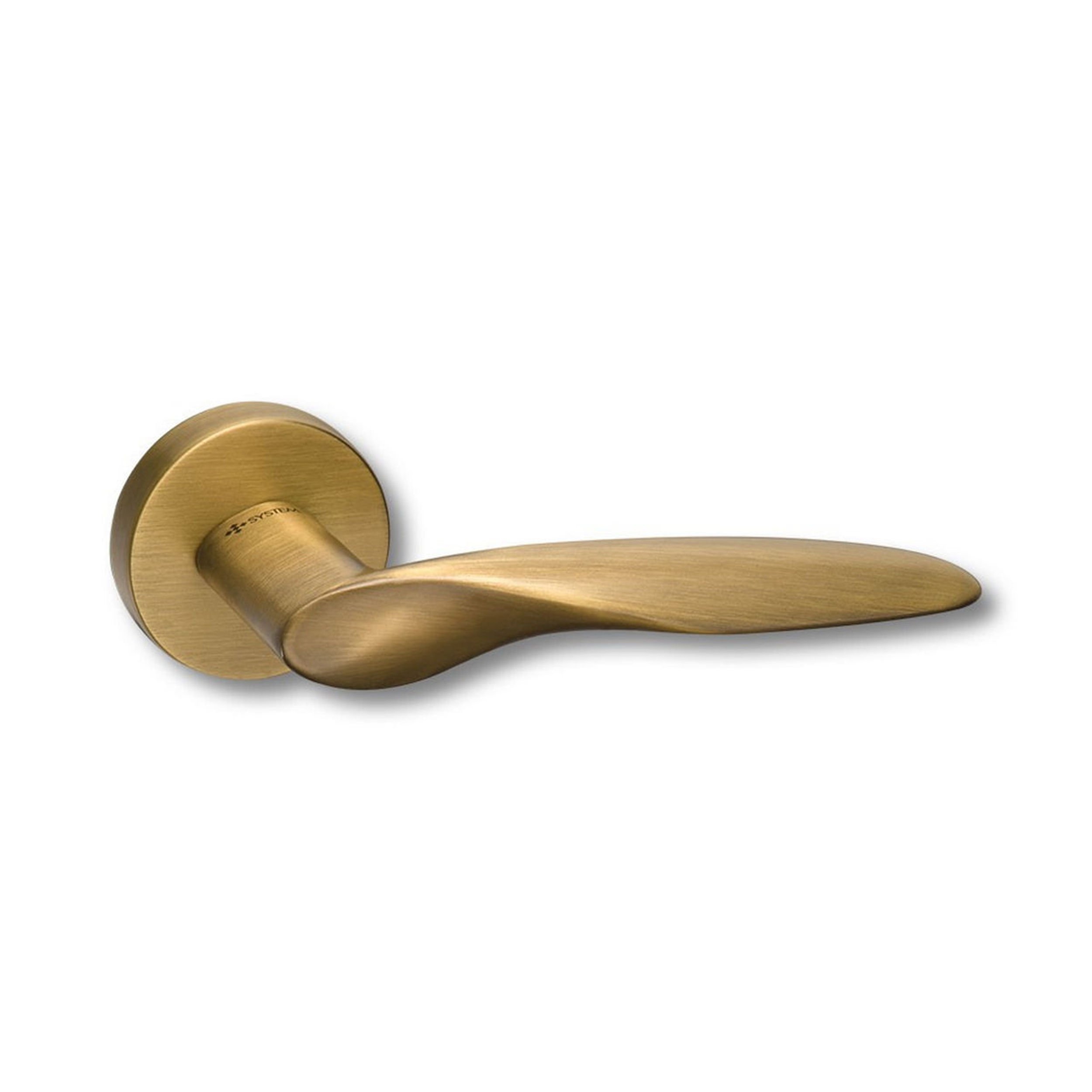 System Bronz Antik Saten Mimas Kapı Kolu (HA109RO12 MAB)