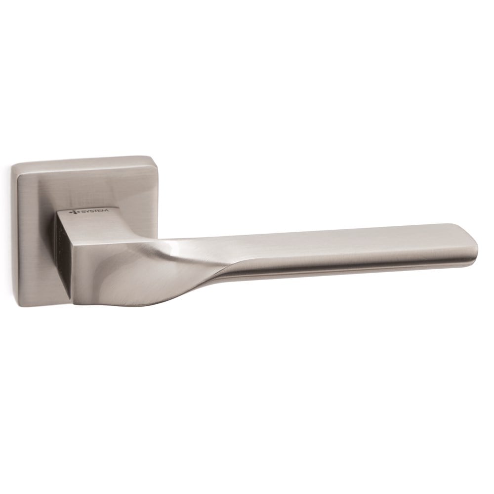 System Nikel Saten Spinal Kapı Kolu (HA120RO11 NB)