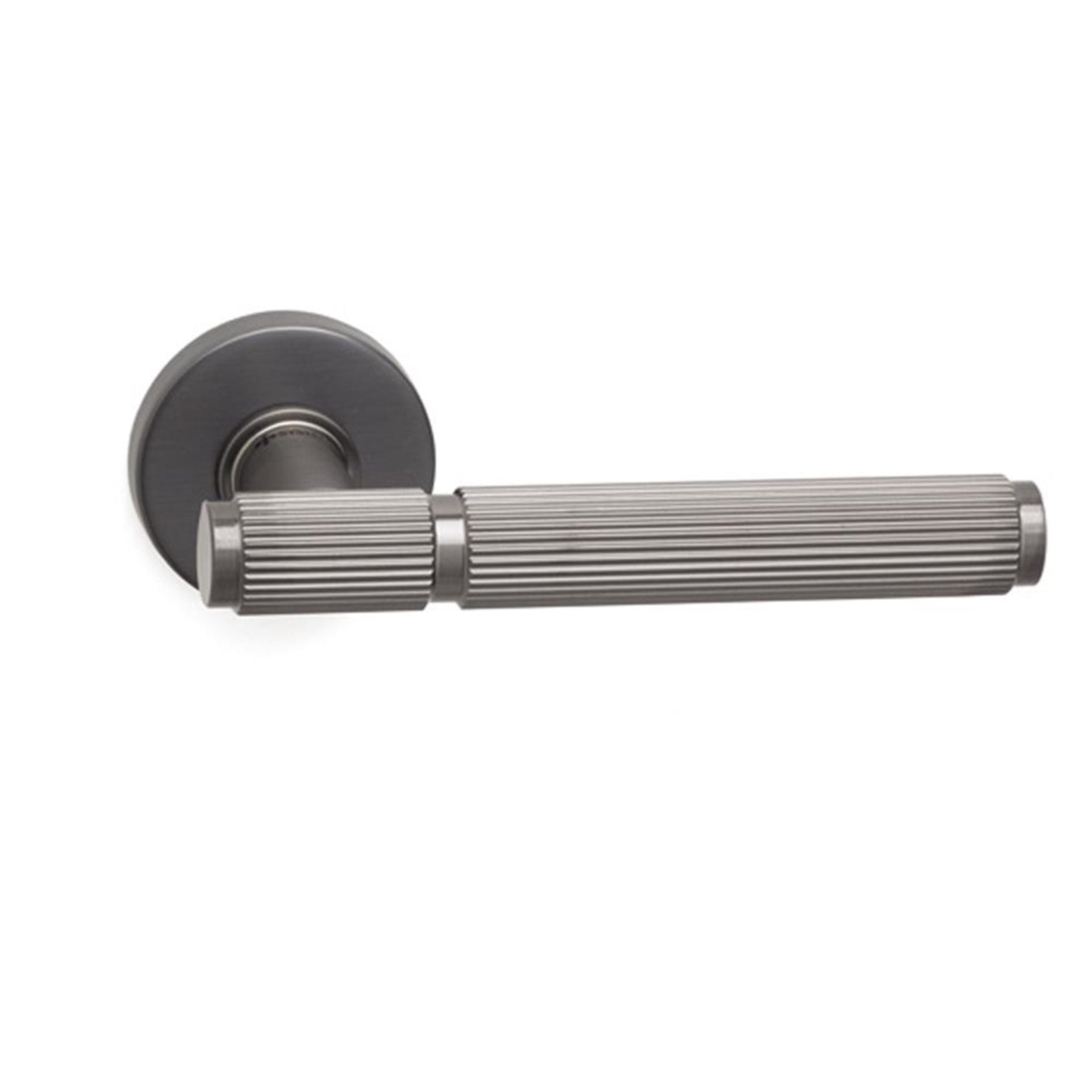 System Füme Saten Pixar-L Kapı Kolu (HA216LRO12 BBN)