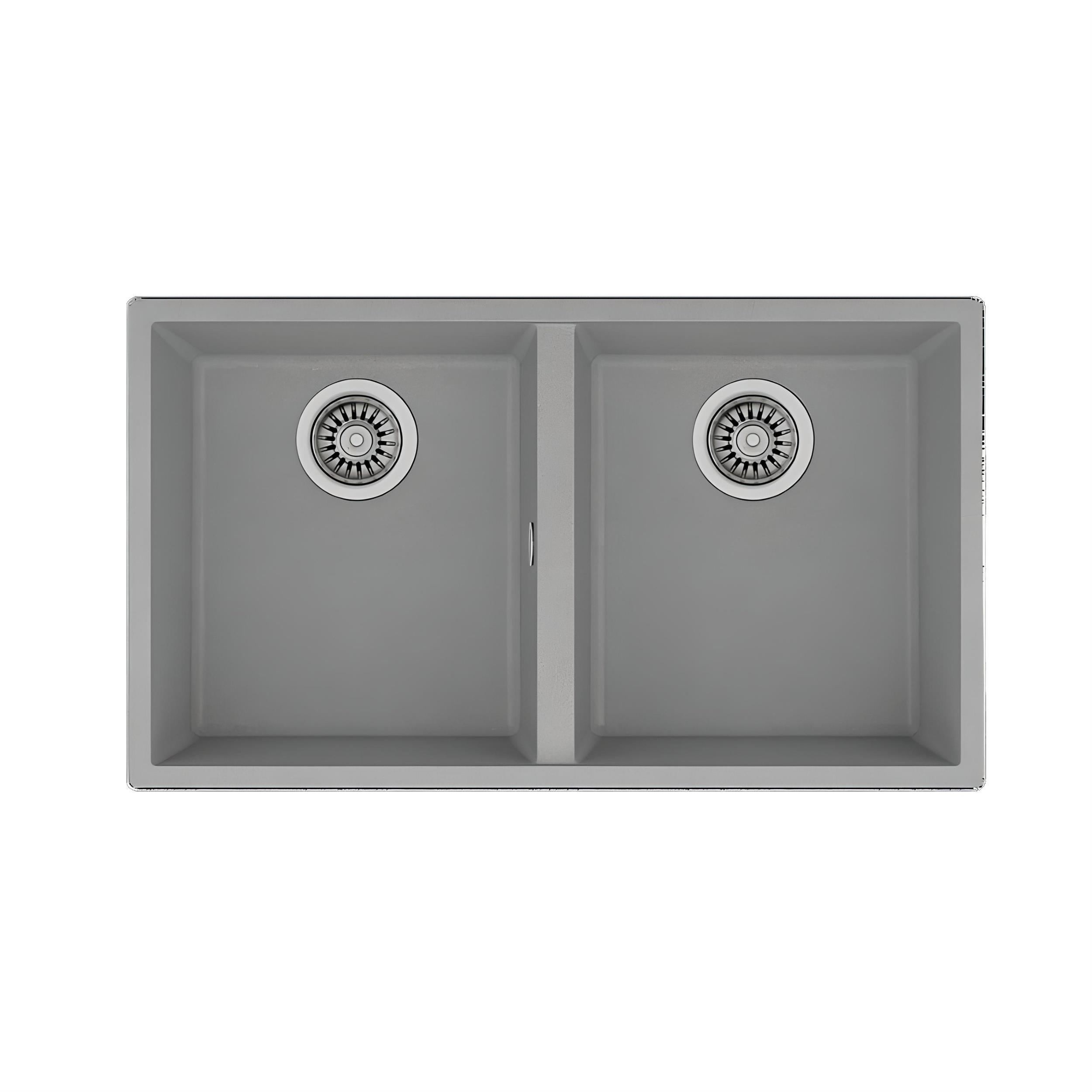 Unixton Gri 50x78 cm Hermes Granit Eviye (HERMES-80-G)