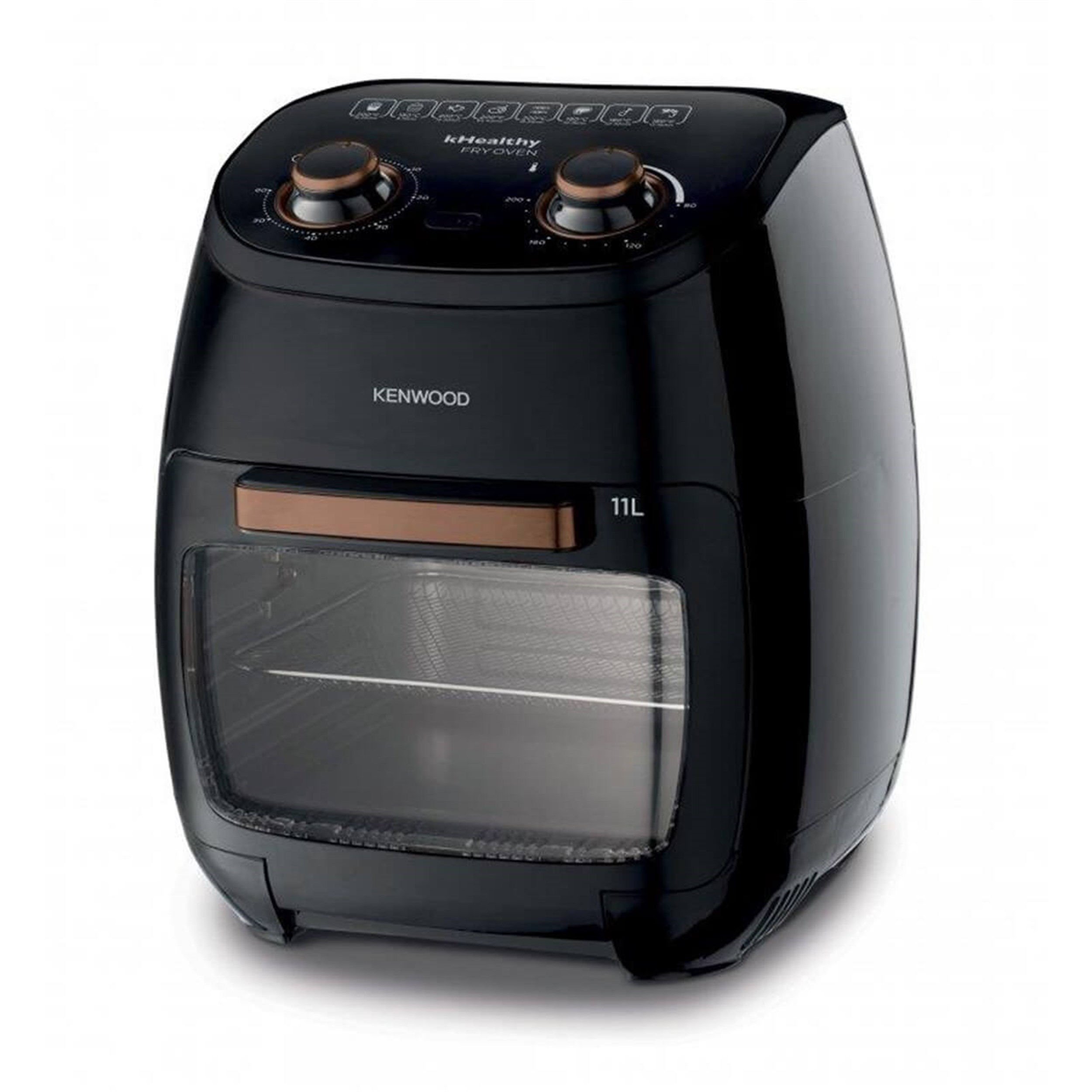Kenwood Siyah 11 Litre 2000 Watt Fritöz + Fırın (HFP90.000BK)
