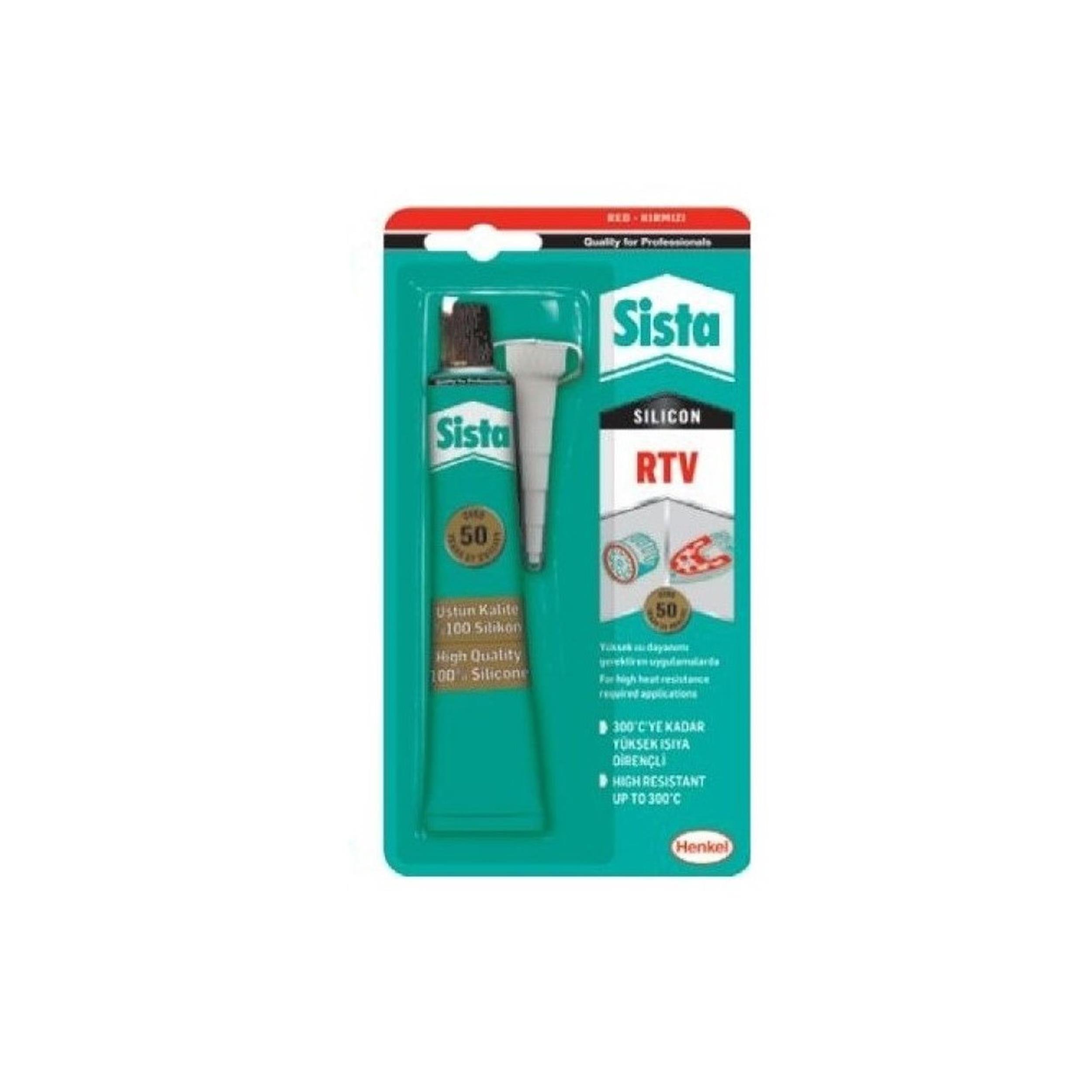 Sista Beyaz 50 Gr RTV Sıvı Conta Silikon (HNKL-1548579)