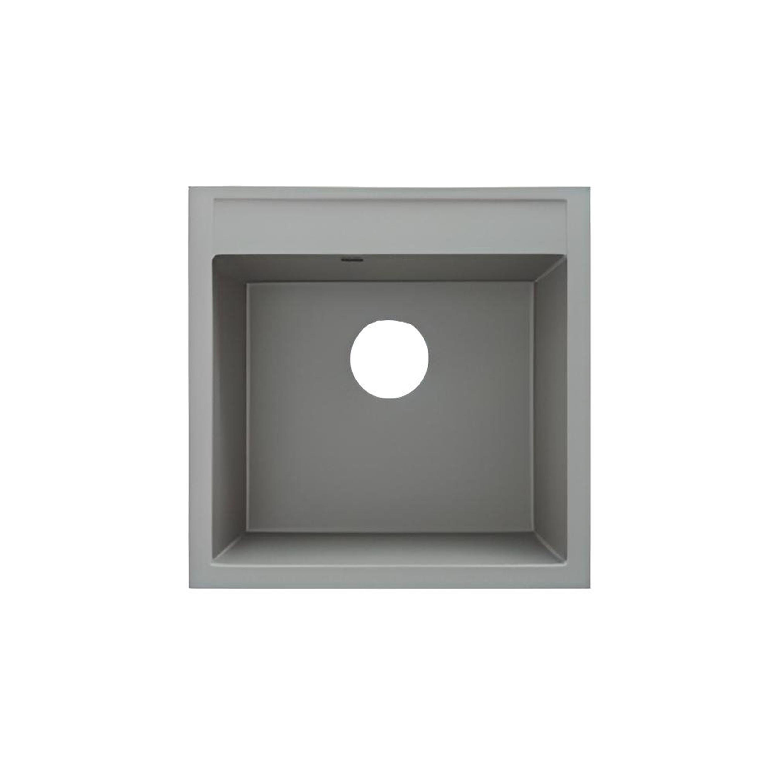 Unixton Gri 50x50 cm İcarus Granit Eviye (ICARUS-50-G)