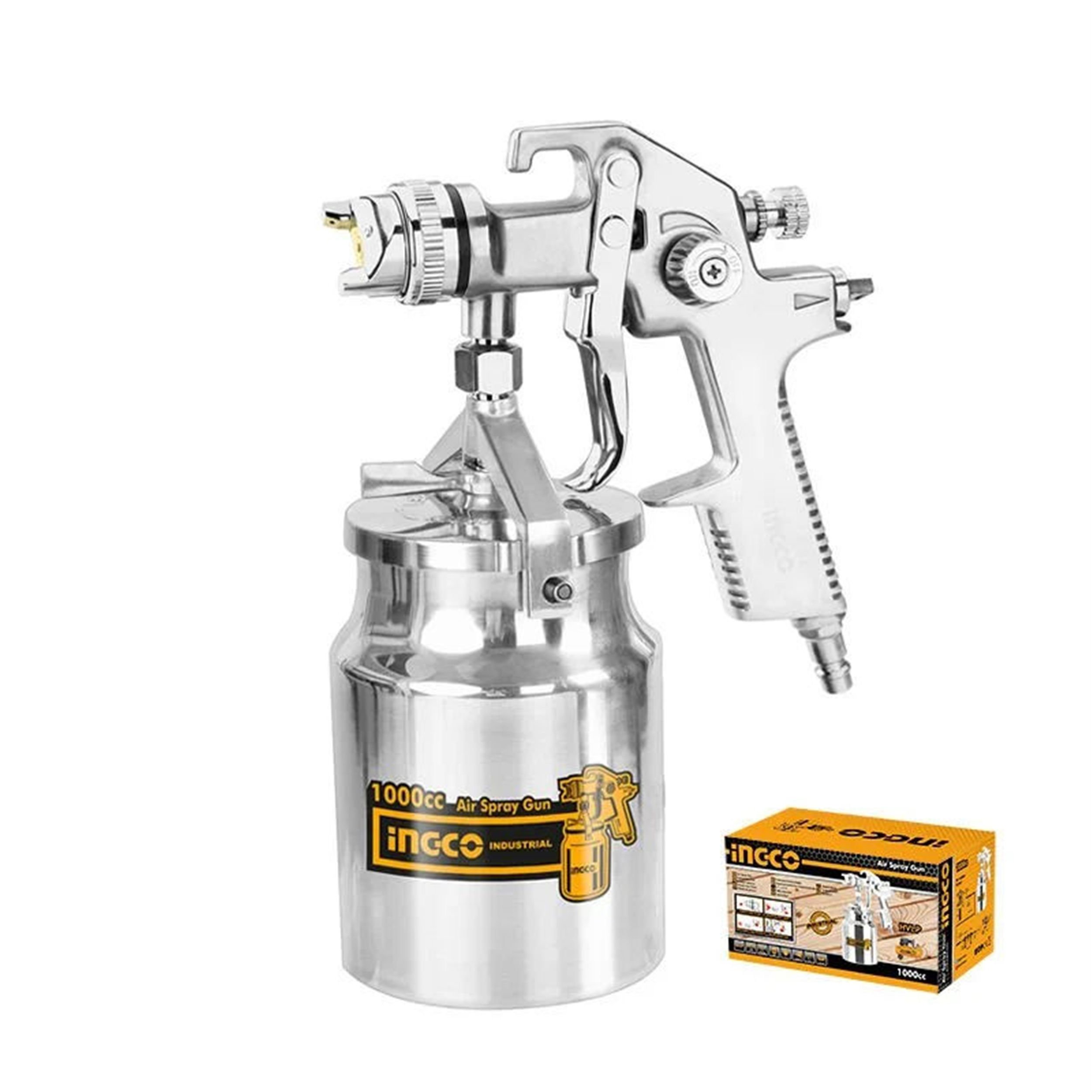 İngco 1000 cc Endüstriyel Havalı Boya Tabancası (ING-ASG2101)