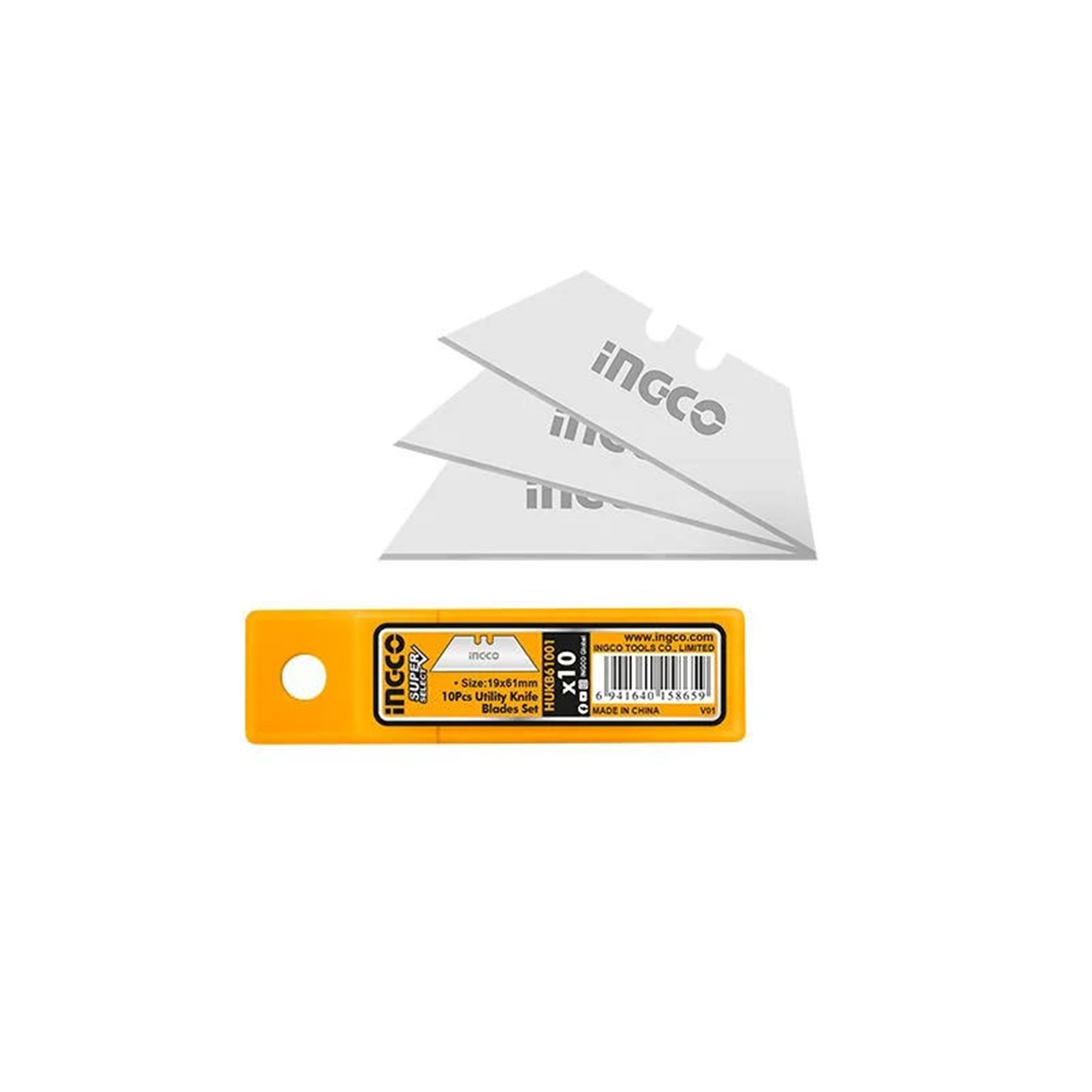 İngco 10' Lu Yedek Maket Bıçağı Seti (ING-HUKB61001)