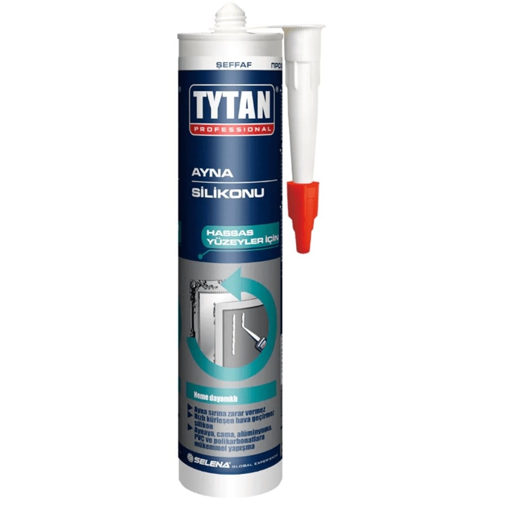 Tytan Şeffaf 280 Ml. Ayna Silikonu (ITR0002670)