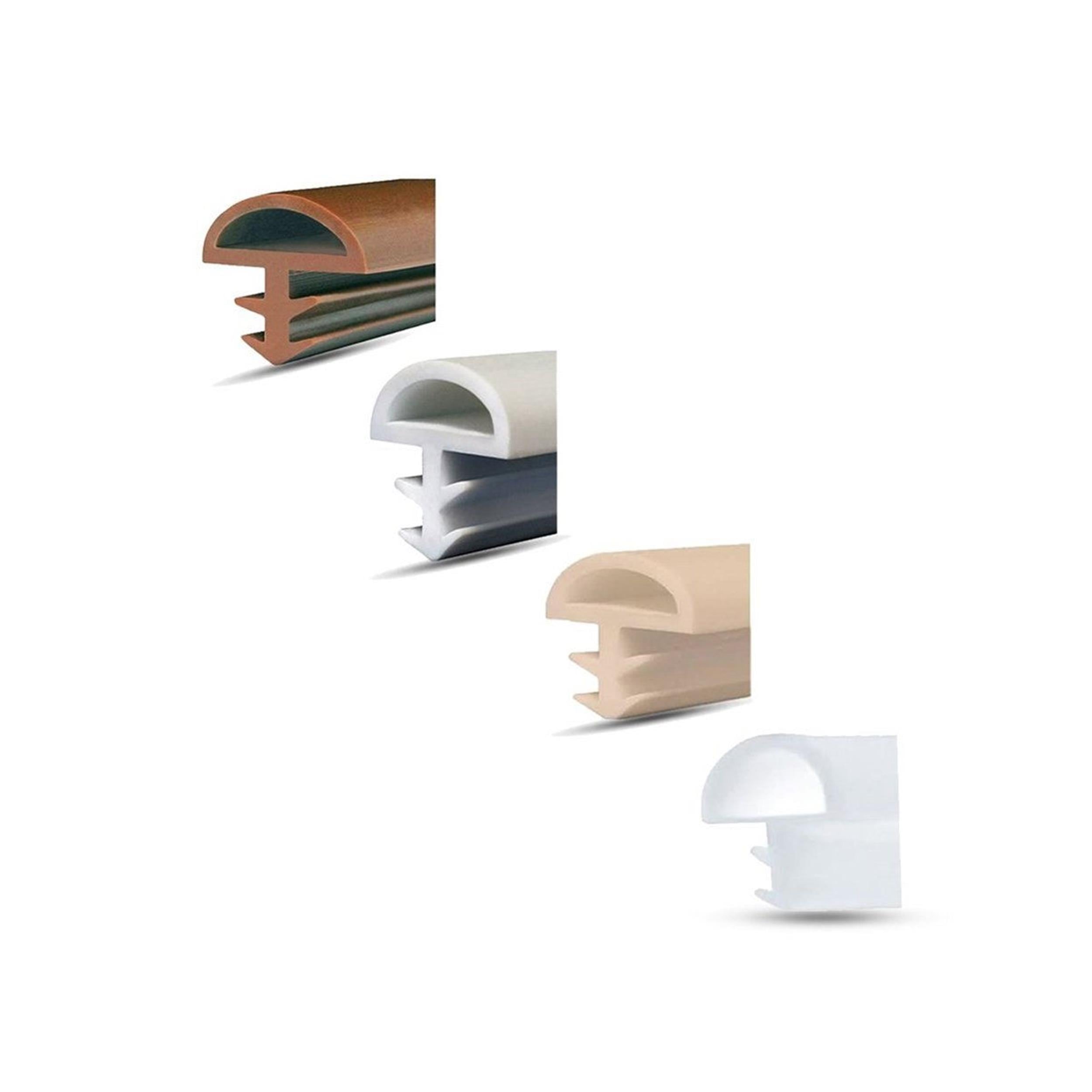 TUNA Siyah 10 mm Ortadan Tırnaklı Kapı Fitili (KFO-005)