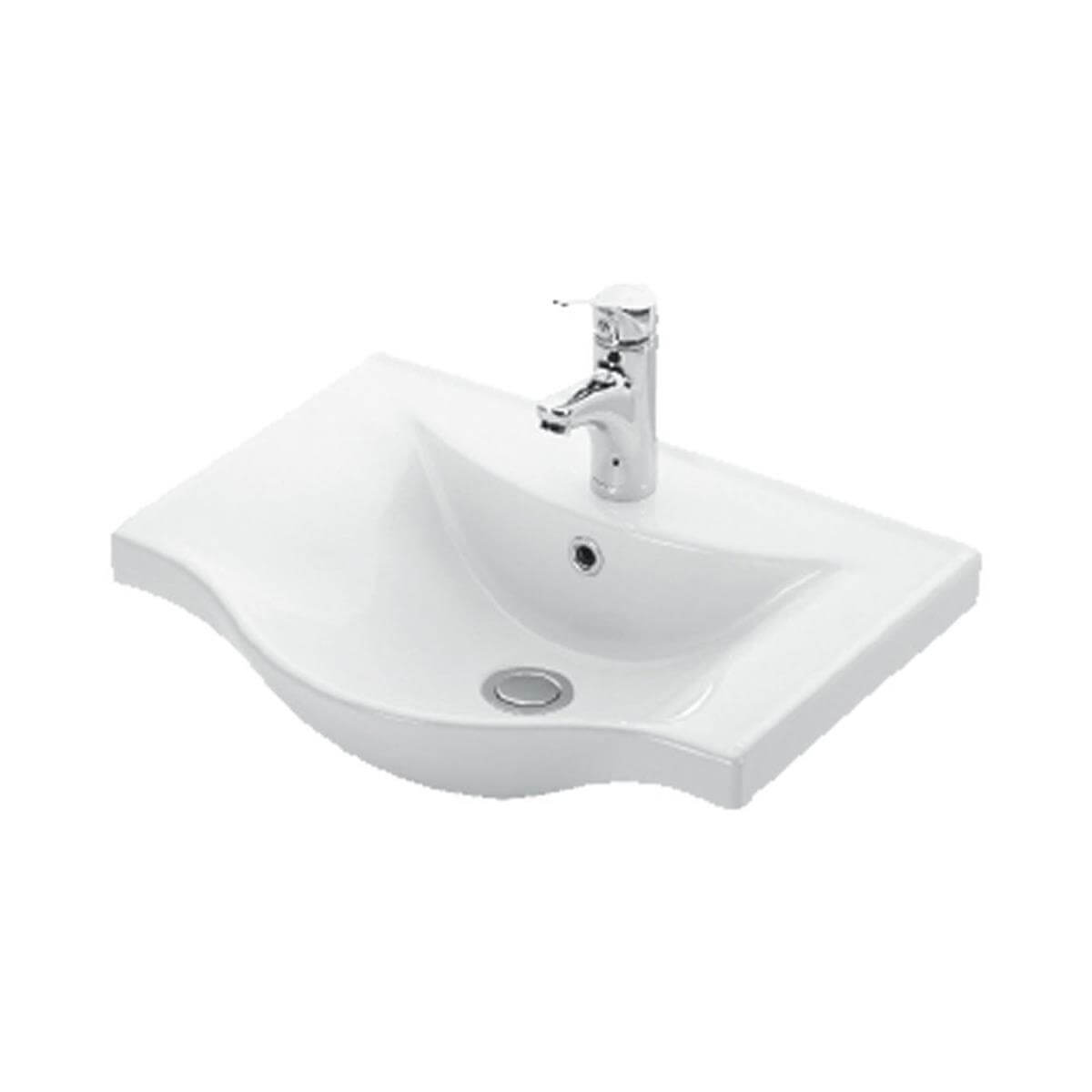 Lapino 55 cm Basic Etajerli Lavabo (LAPINO.7055)